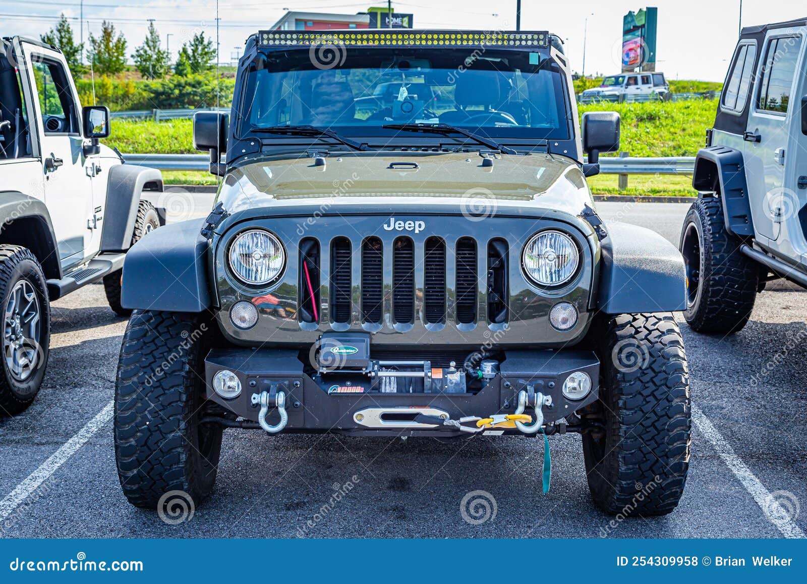 Modified Jeep Wrangler Rubicon Unlimited JK Hardtop Editorial Stock Photo -  Image of crawler, auto: 254309958