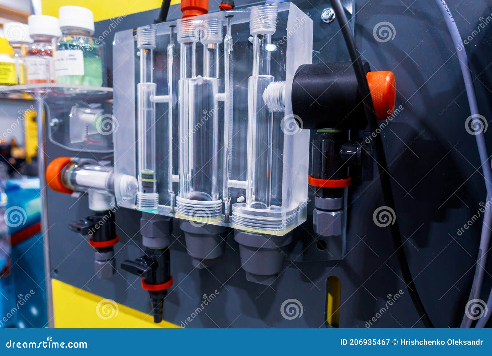 Modular Pool Water Treatment Systems. Automatic Dosing Station Stock