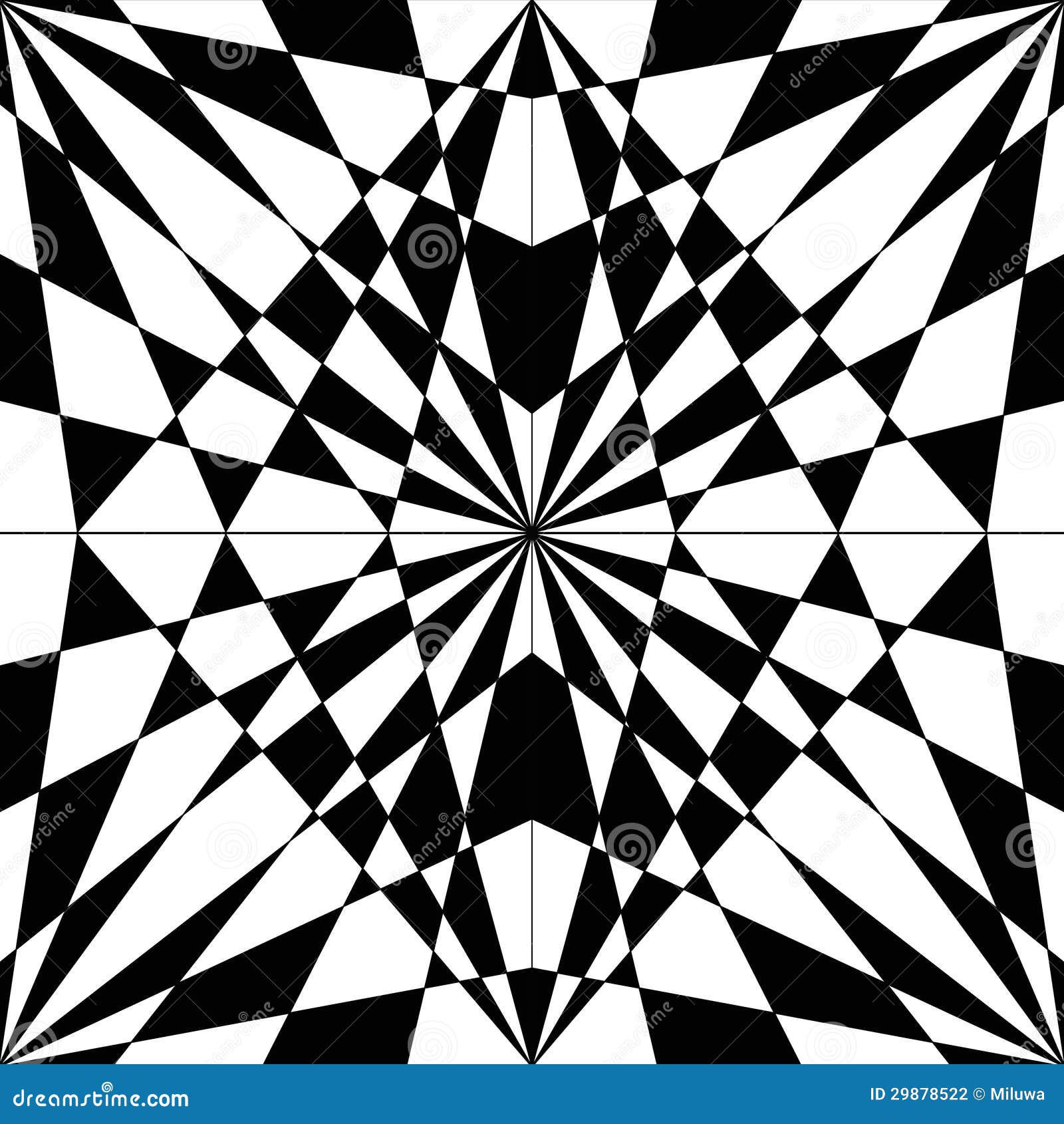 Art abstrait noir et blanc illustration de vecteur. Illustration du