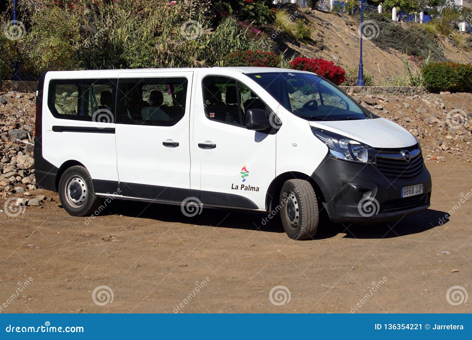 2022 Opel Vivaro Edition 4 Door Cargo Van Dashboard Stockphoto