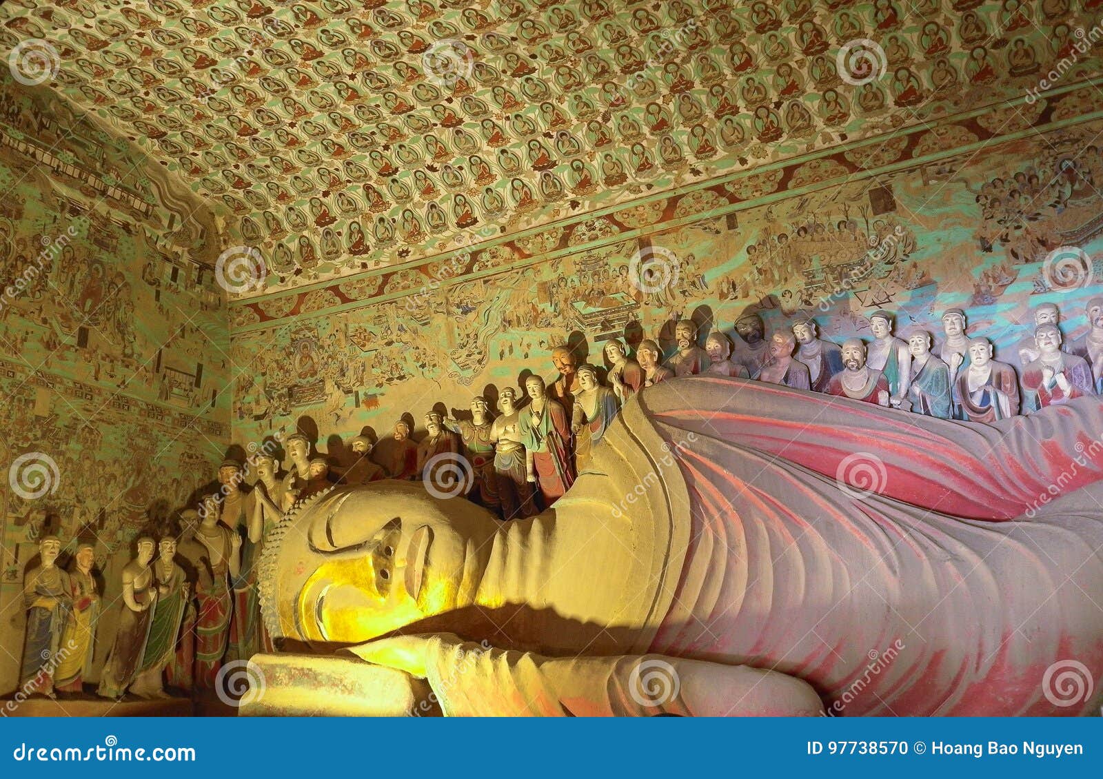 mogao caves in dunhuang, china