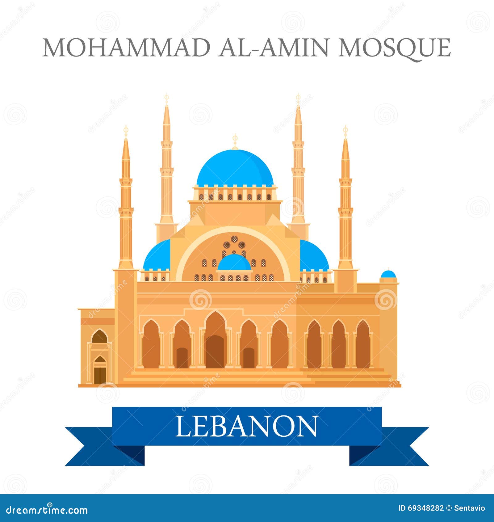 mohammad al-amin mosque lebanon attraction travel sightseeing
