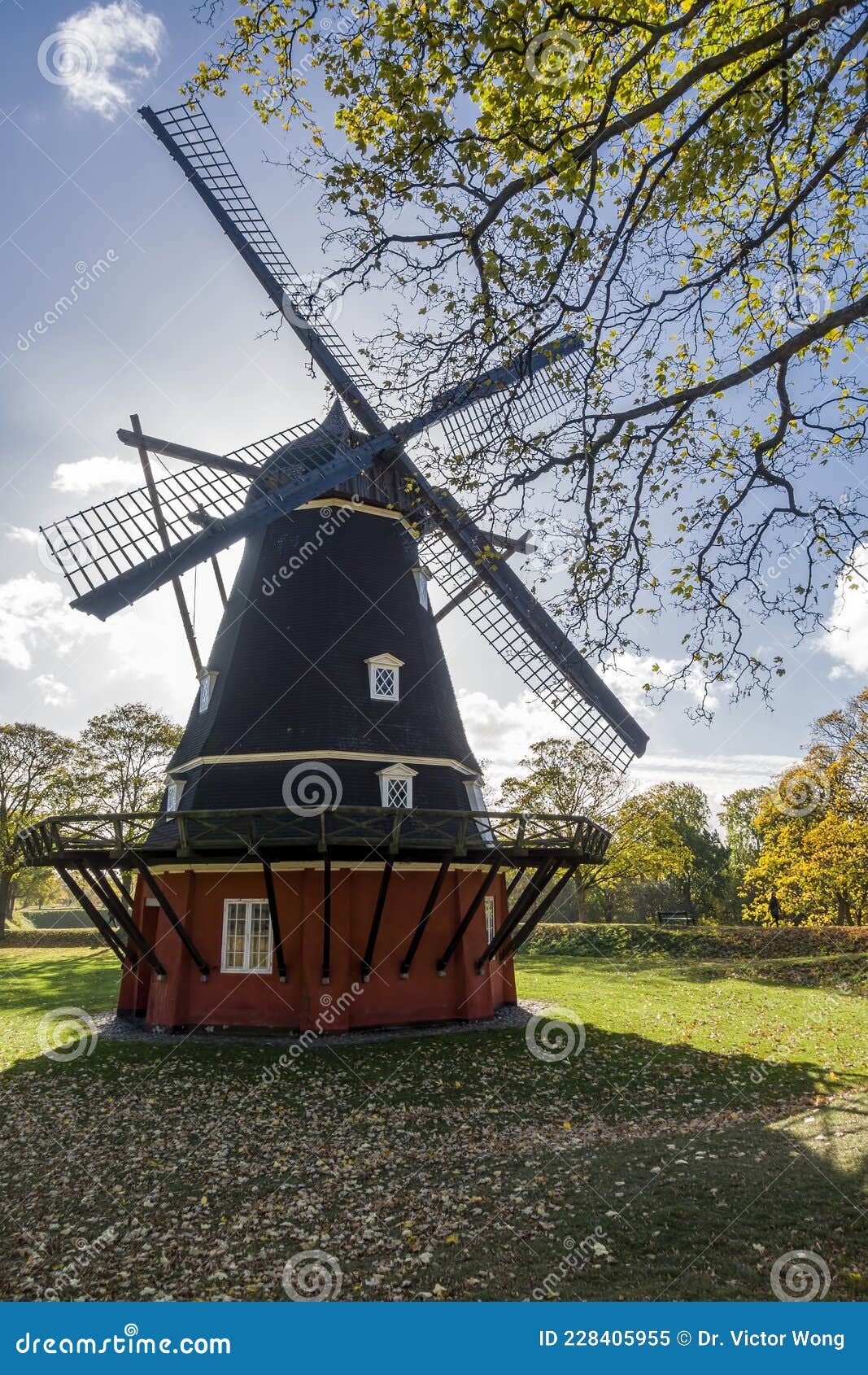 Moinho De Vento Em Kastellet Copenhagen Imagem de Stock - Imagem