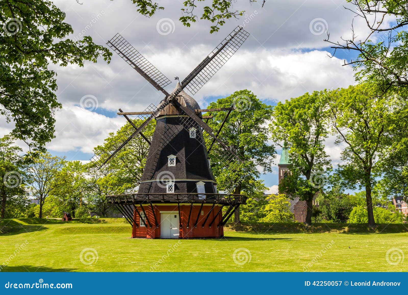 Moinho De Vento Em Kastellet Copenhagen Imagem de Stock - Imagem