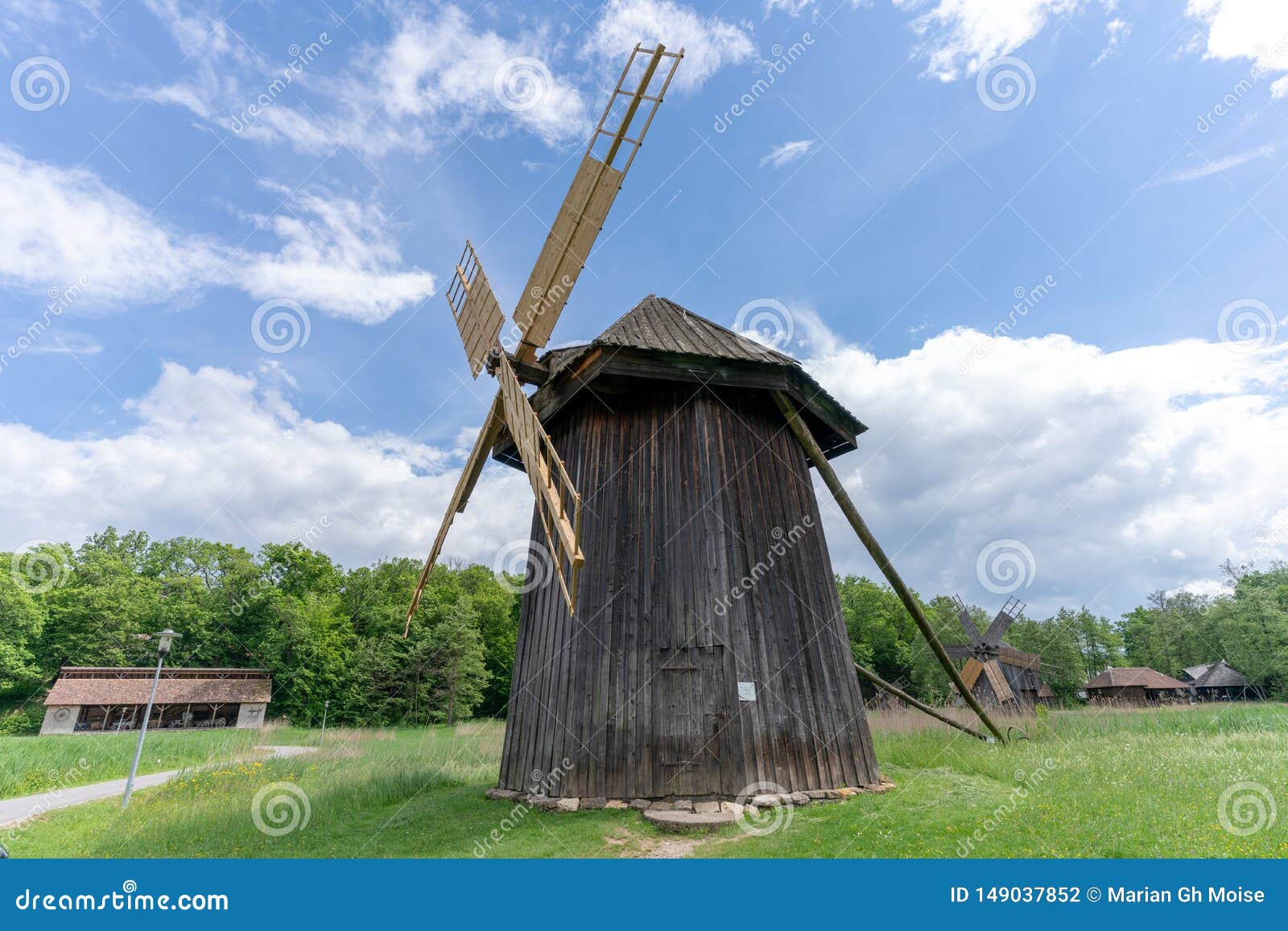 Moinho De Vento Para Dentro De Astra Museum, O Condado De Sibiu, a