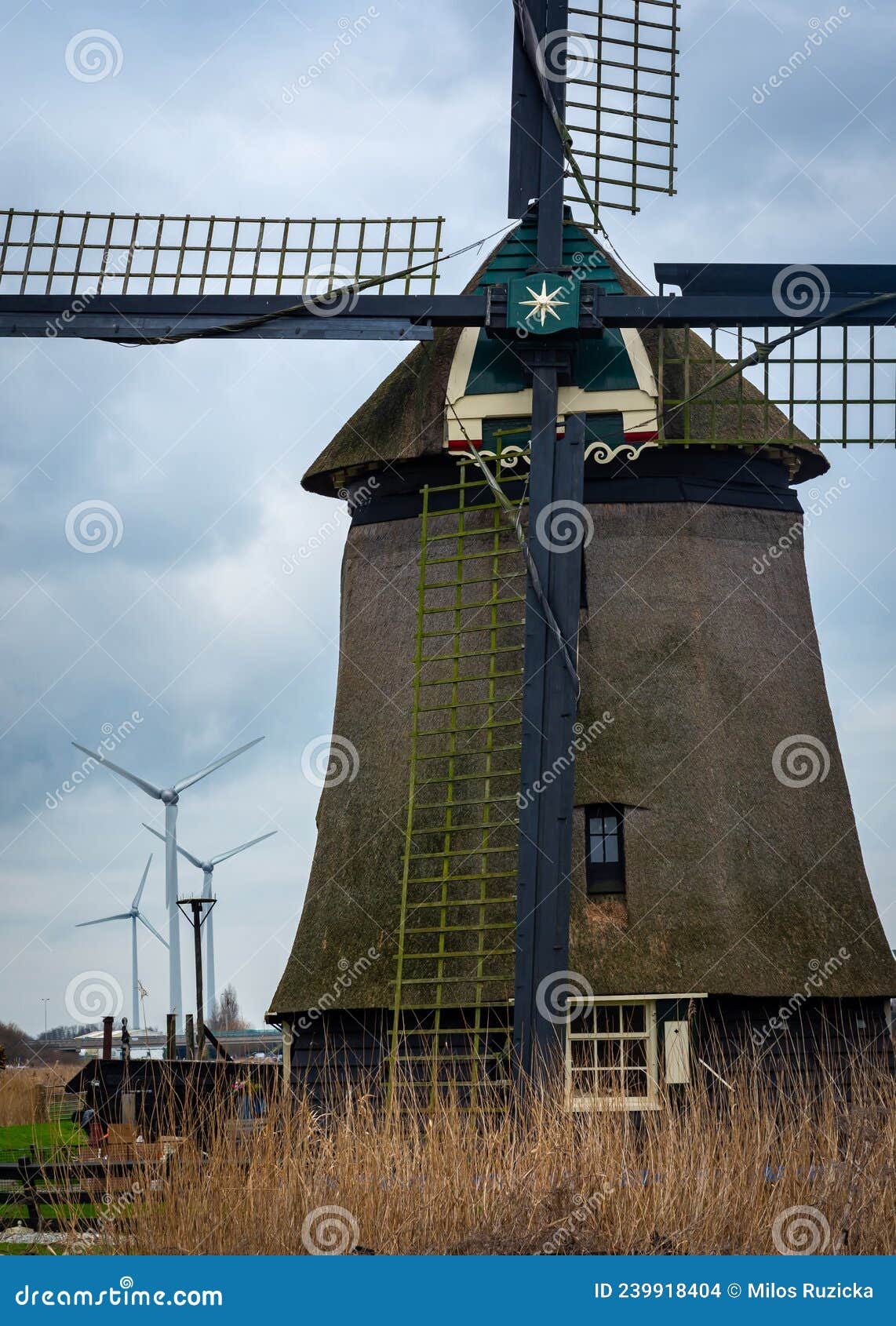 Foto de Antigo Moinho De Vento A Europa e mais fotos de stock de Moinho de  vento - Moinho de vento, Turbina Eólica, Cultura holandesa - iStock