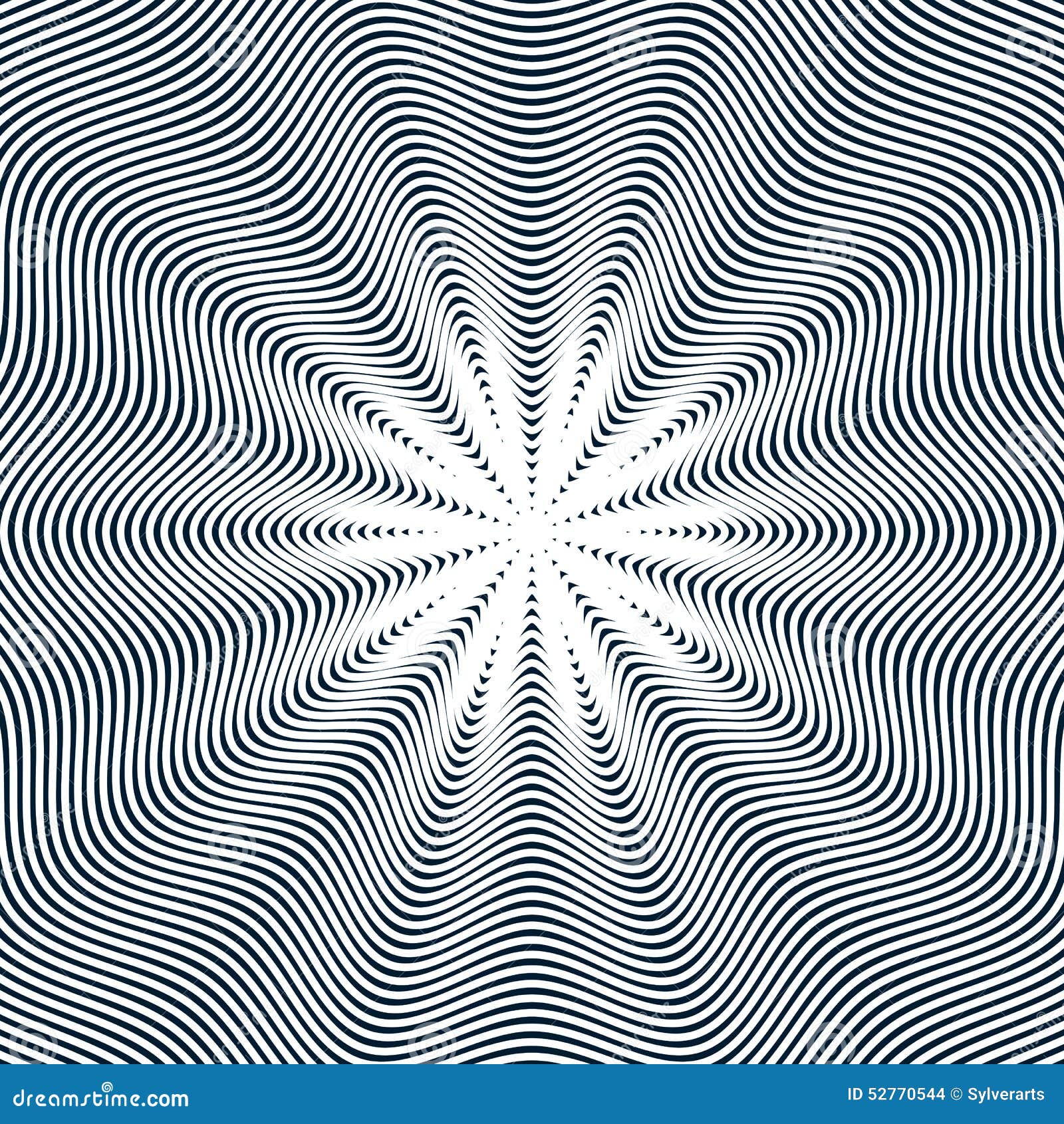 Moire Pattern, Vector Op Art Background. Hypnotic Backdrop With Stock  Vector - Illustration Of Contrast, Graphic: 52770544