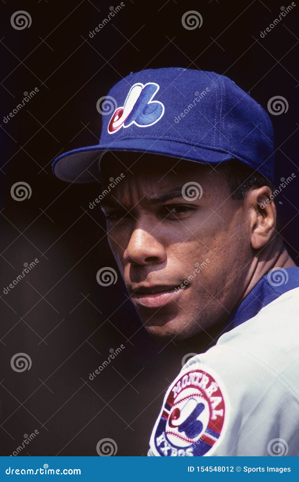 Moises Alou Montreal Expos editorial photography. Image of glove