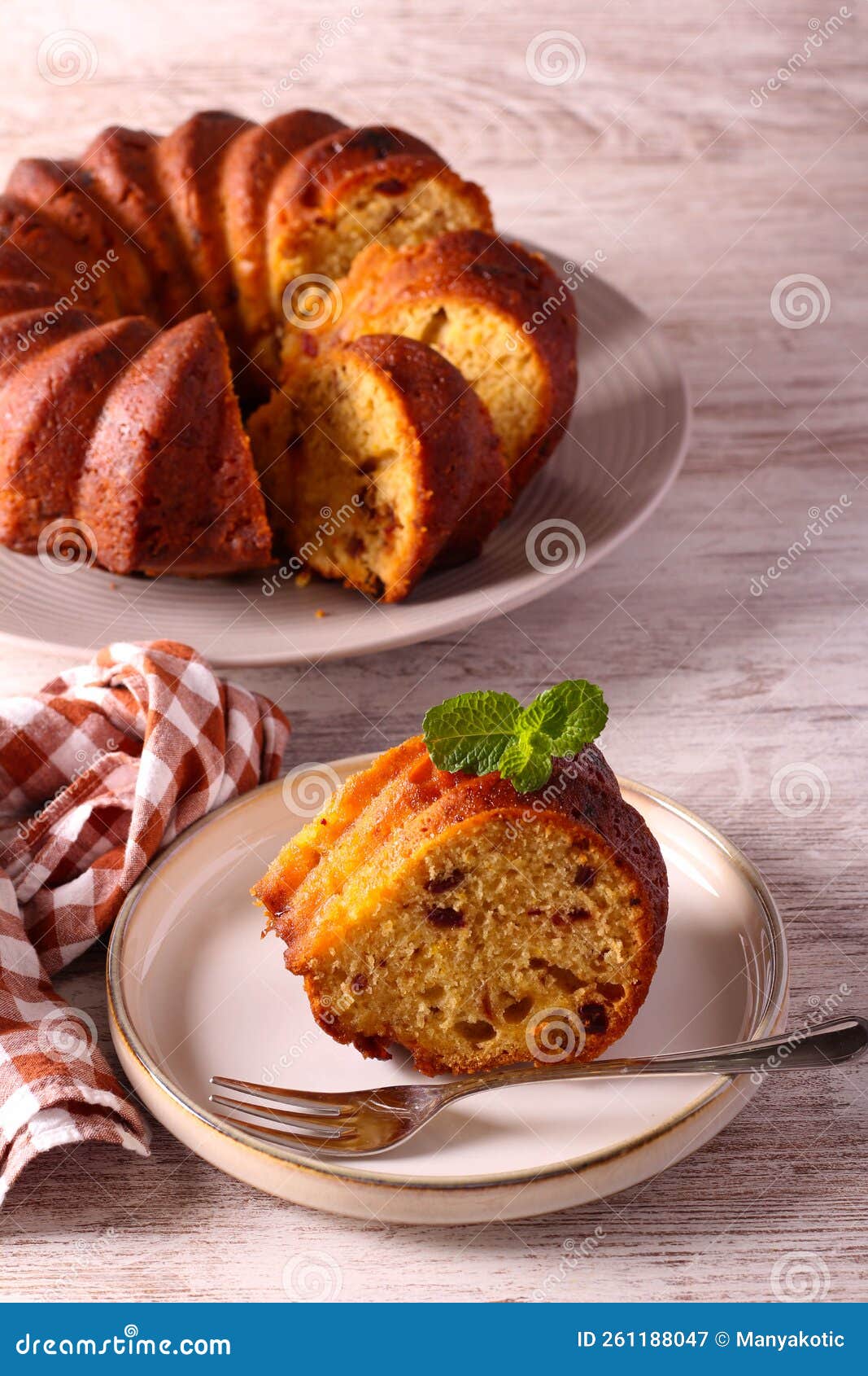 Moist Orange and Date Ring Cake Stock Image Image of space, copy