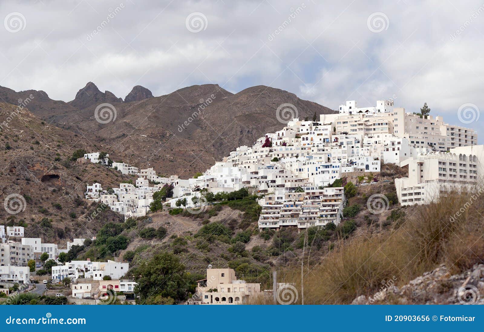Mojacar Village, Spain stock photo. Image of mojacar 20903656