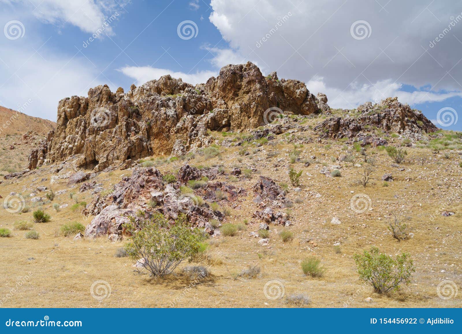 Mojave Desert landscape stock photo. Image of nature - 154456922