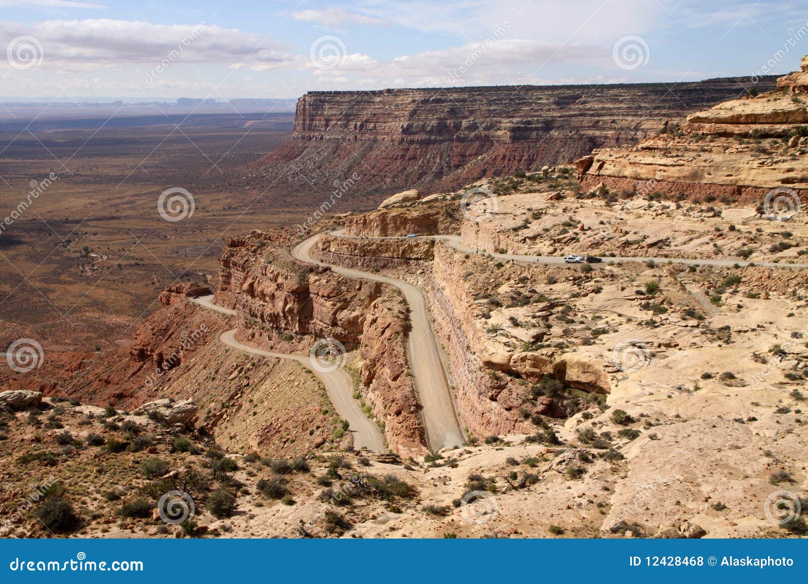 Moki Dugway stock photo. Image of scenic, dugway, amerika 12428468