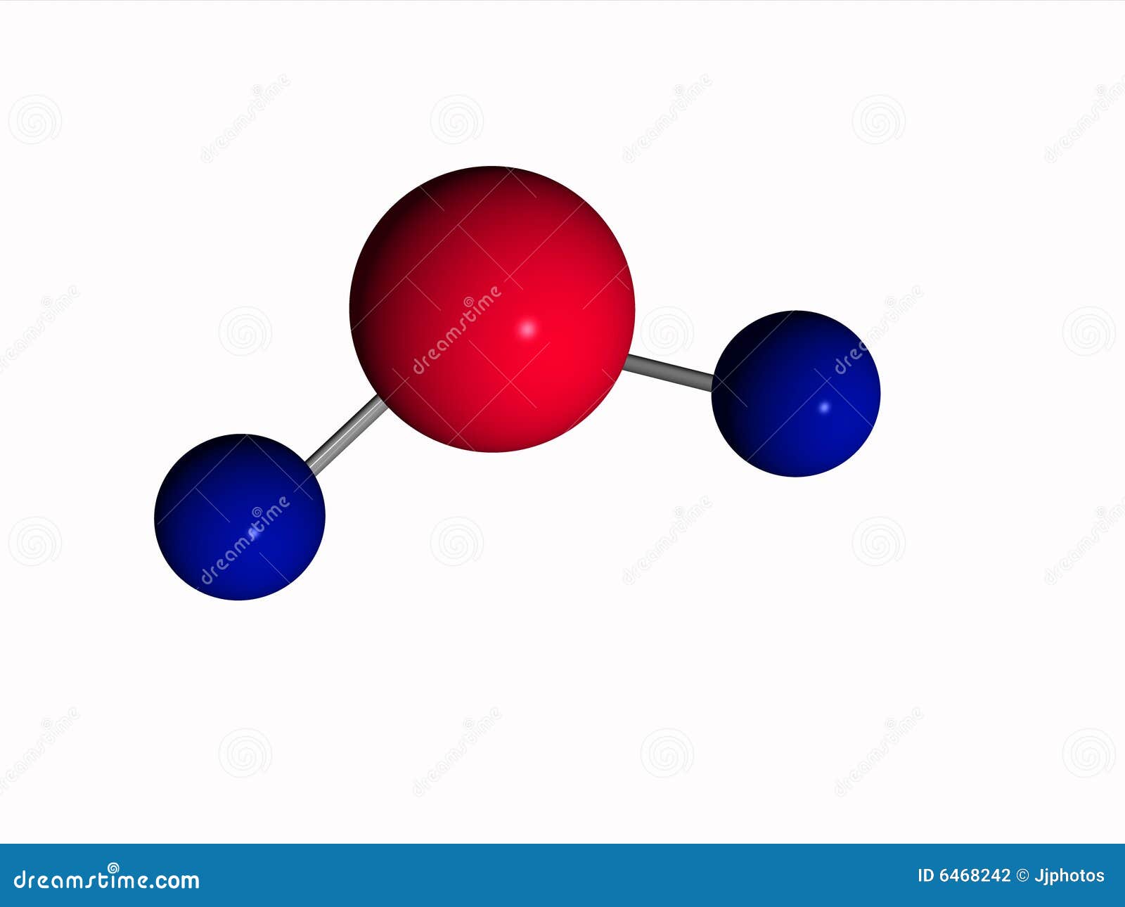 Molécula - agua - H2O stock de ilustración. Ilustración de azul - 6468242
