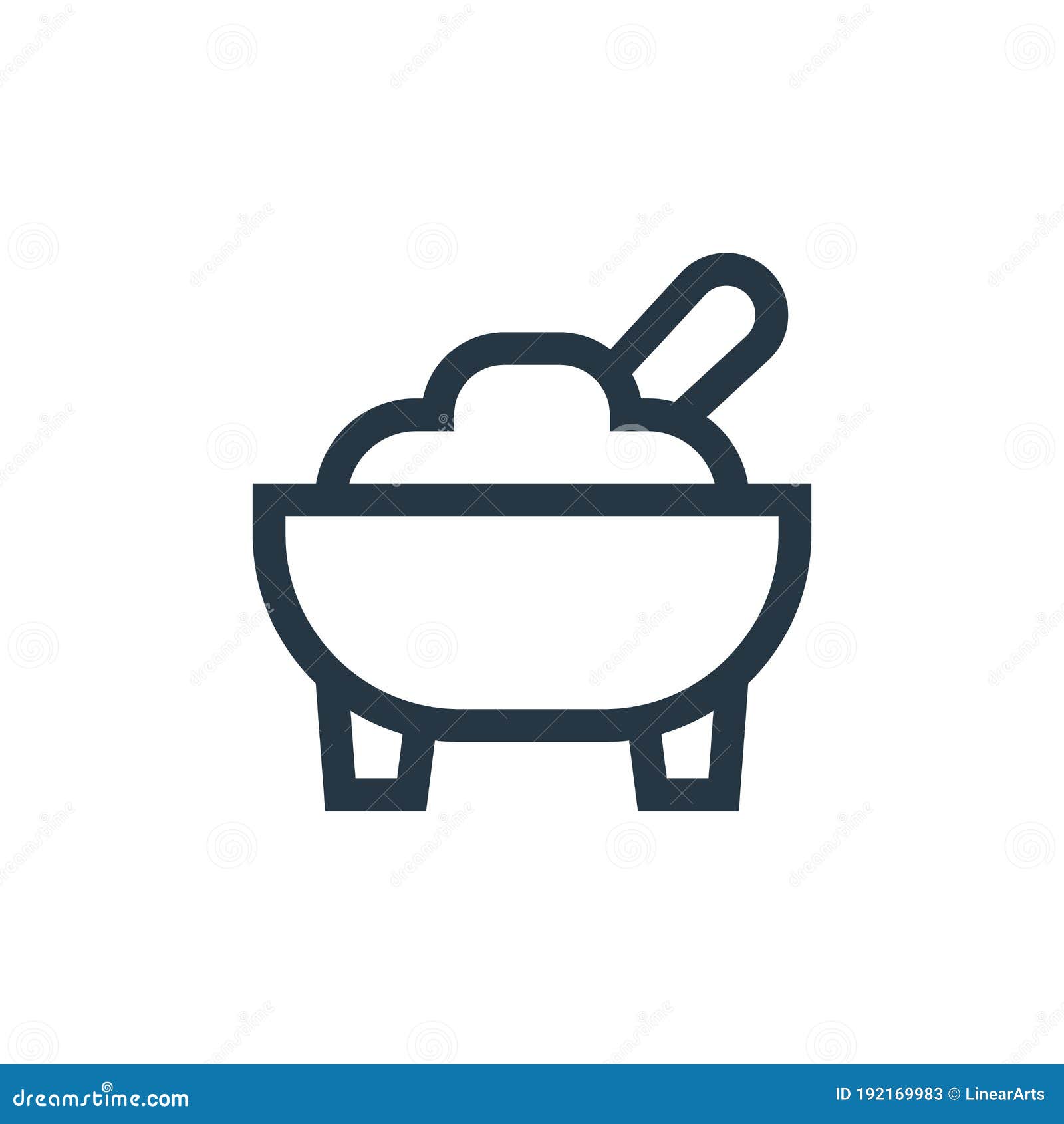 molcajete icon  from cinco de mayo concept. thin line  of molcajete editable stroke. molcajete linear sign for