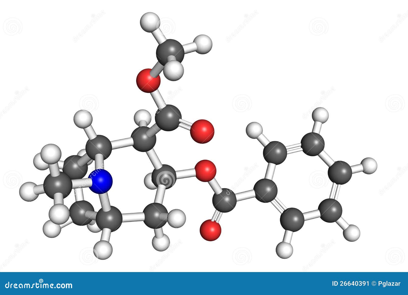 Resultado de imagen de Molécula de Cocaina