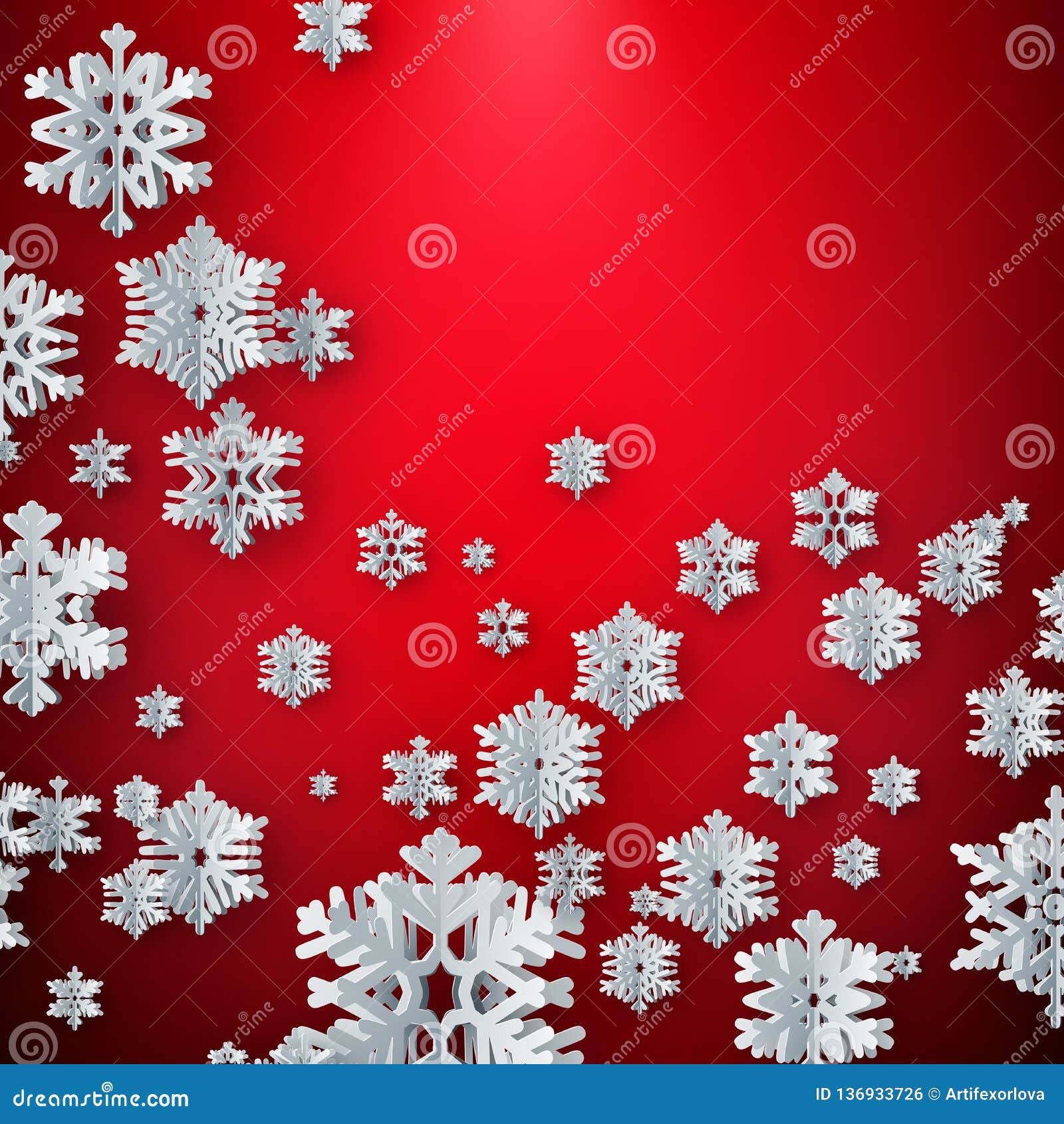 Molde Do Cartão Da Decoração Do Natal Feito Dos Flocos De Neve De Papel Com  Copyspace Eps 10 Ilustração do Vetor - Ilustração de projeto, artesanal:  136933726