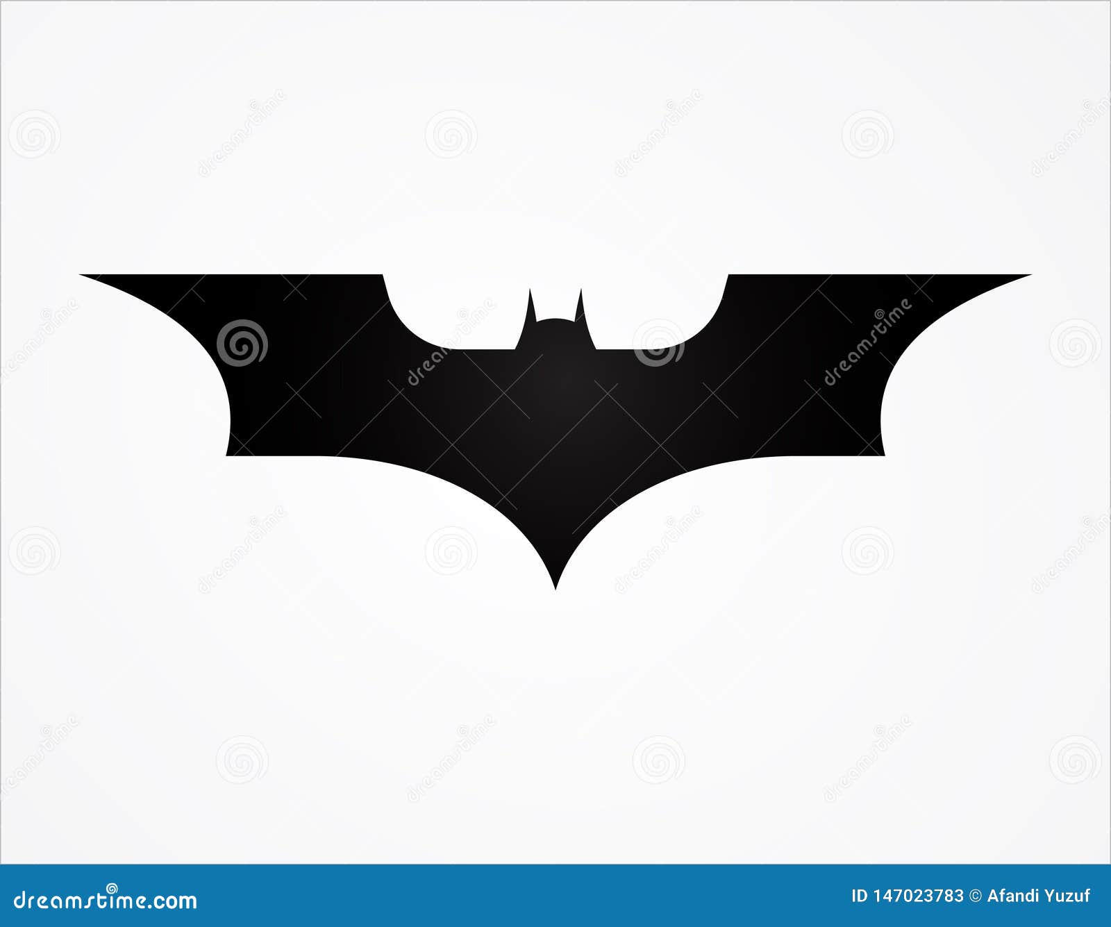 Molde Do Logotipo Da Silhueta Do Super-herói Do Logotipo Da Asa Do Batman  Ilustração do Vetor - Ilustração de logotipo, brincalhona: 147023783