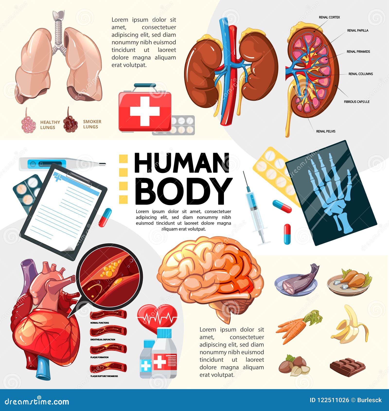 Desenhos Animados Médicos Dos Cuidados Médicos Ilustração do Vetor