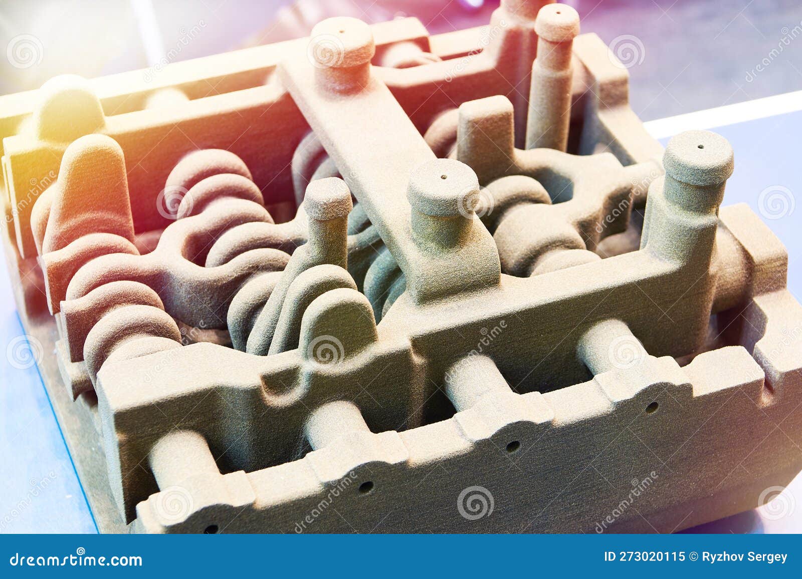 Molds for Casting Cylinder Block Stock Image Image of cylinder