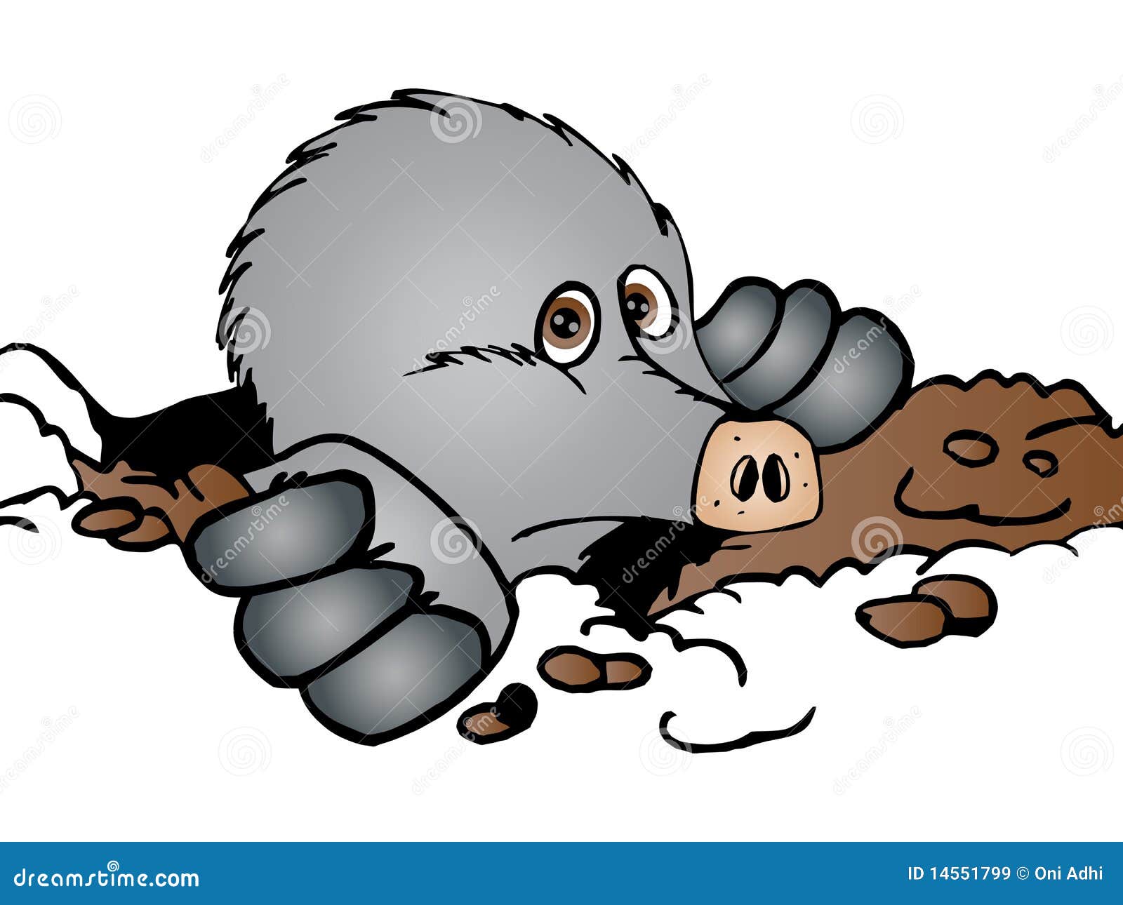 Mole stock illustration. Illustration of graphics, lifestyles - 14551799