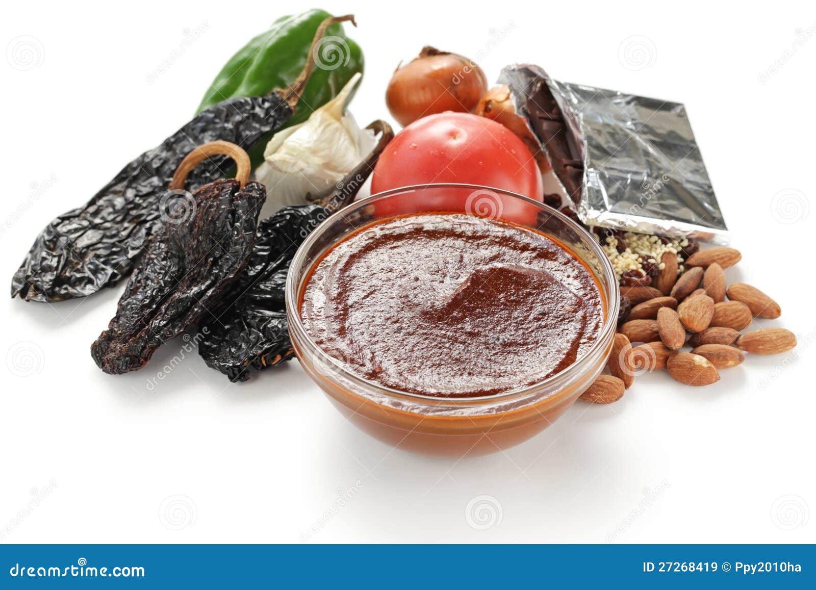 Mole Sauce, Mexican Cuisine Stock Image Image of spicy, sauce 27268419