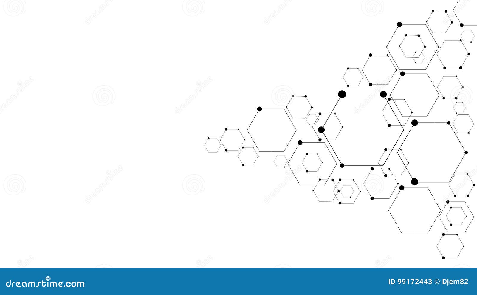 Molecular Connection Structure Stock Vector Illustration of