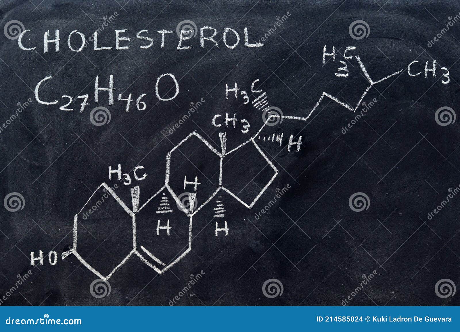 molecular and structural formula of cholesterol