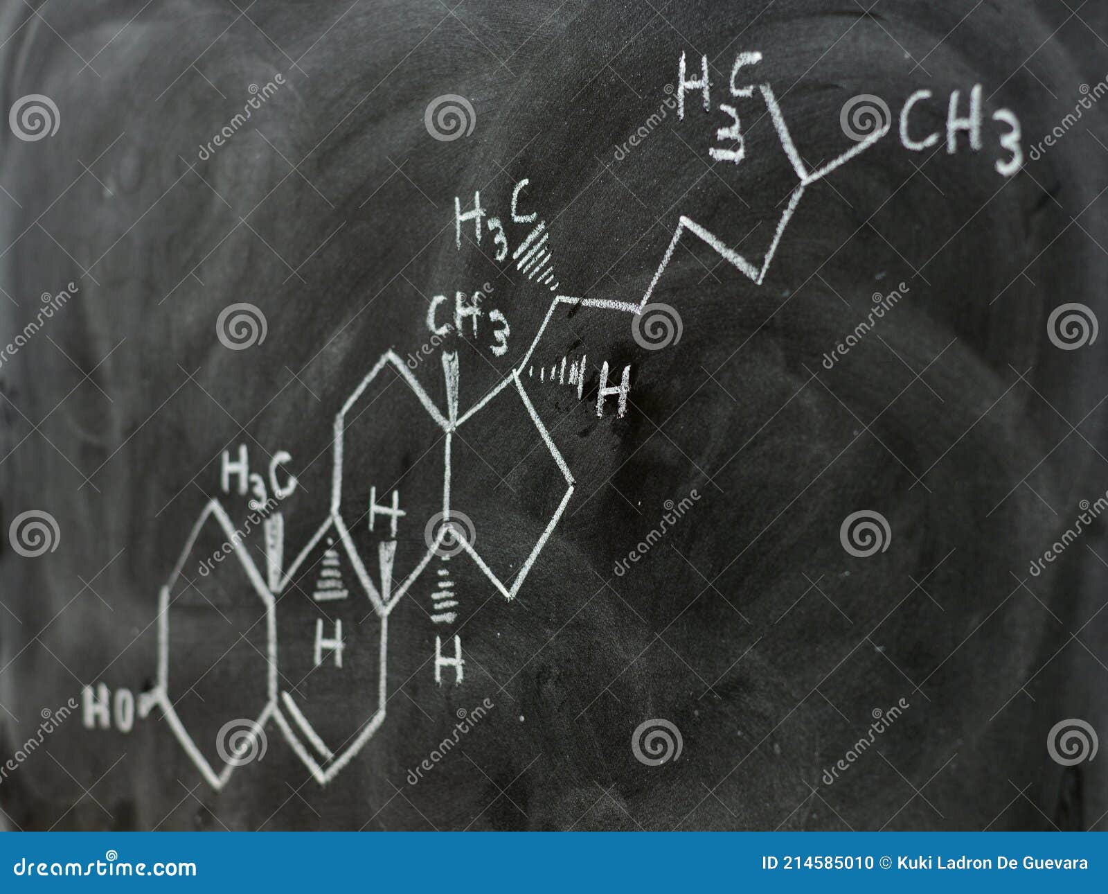 molecular and structural formula of cholesterol