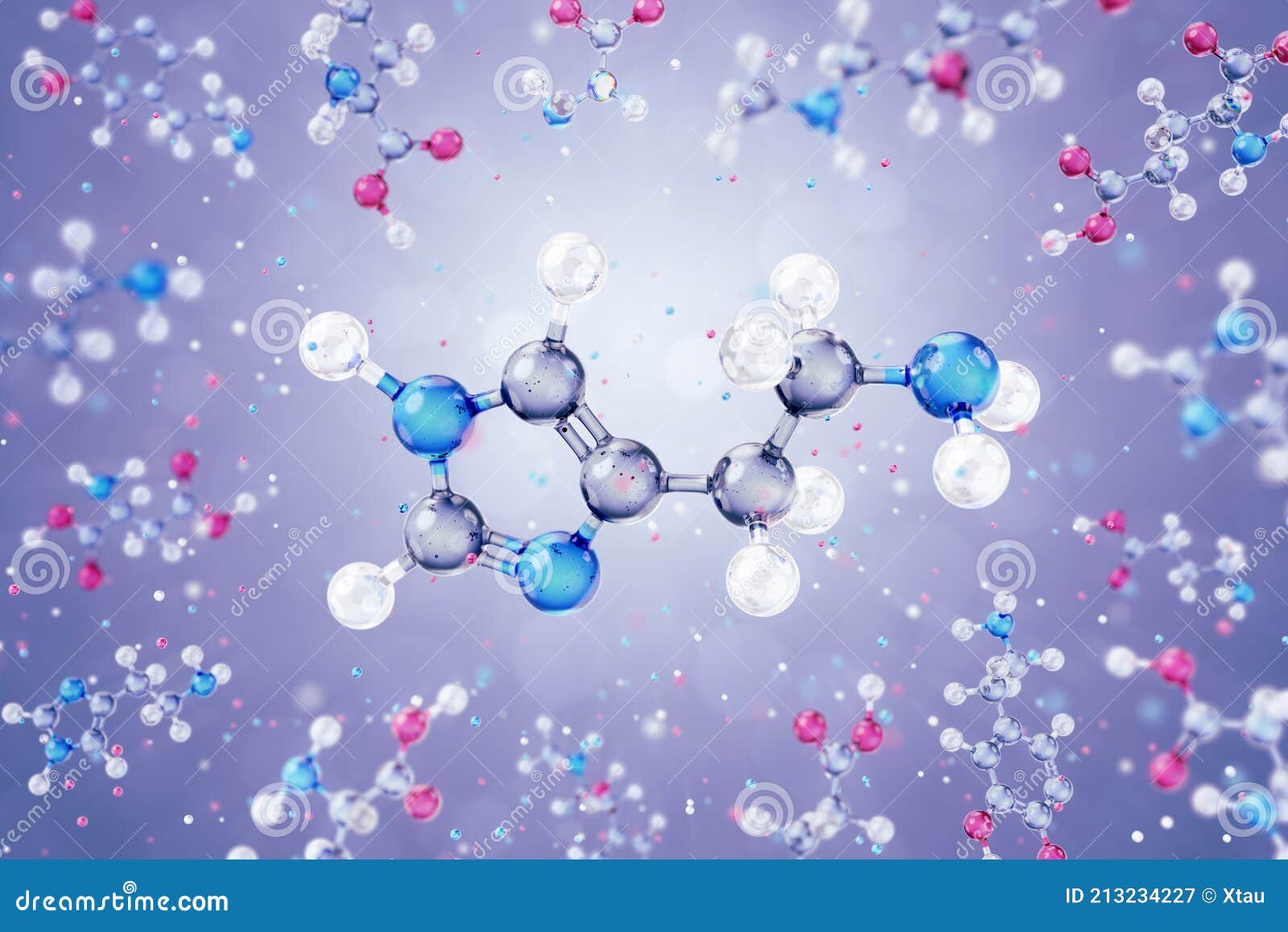 molecule of histamine