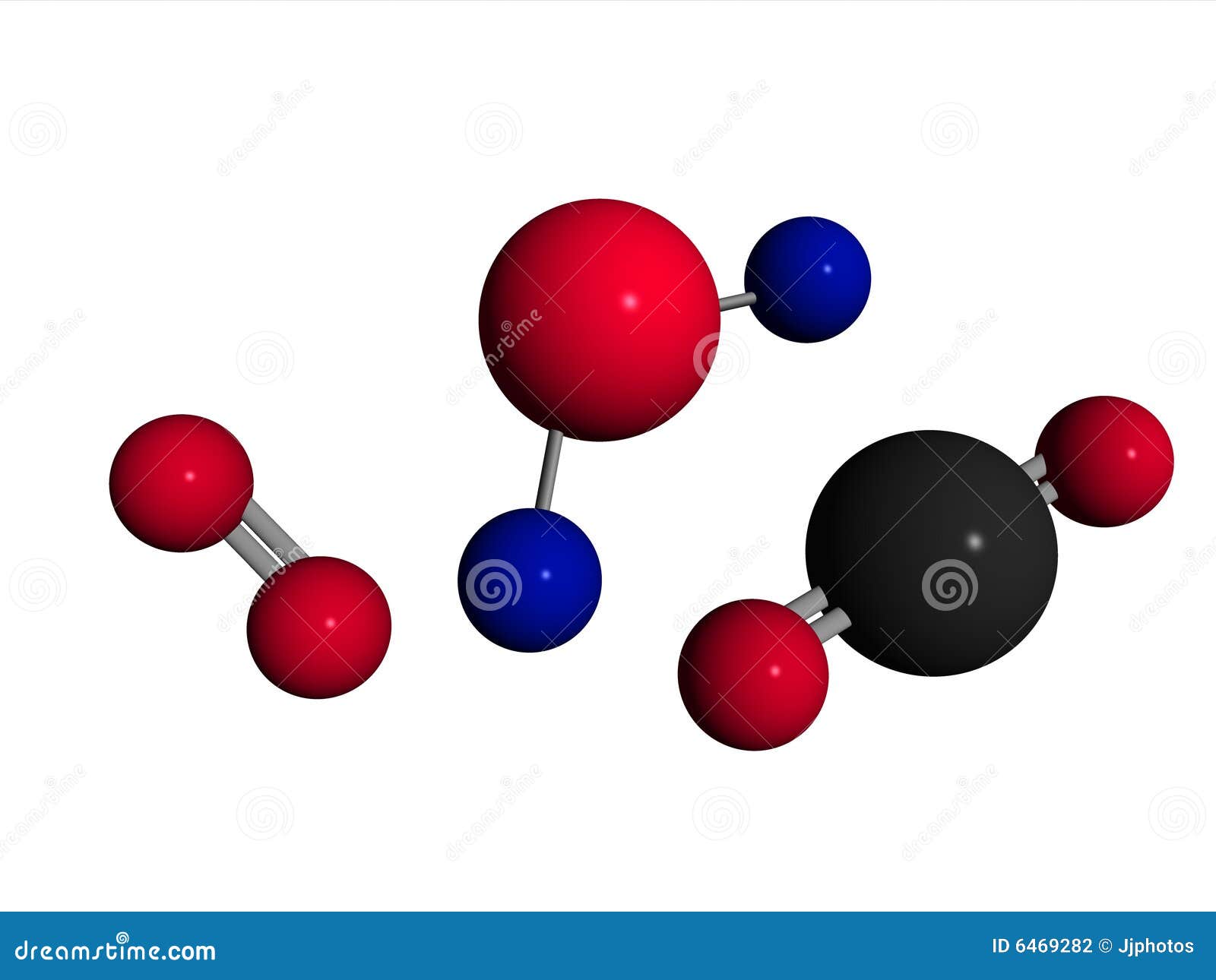 Molecules Water Oxygen Carbon Dioxide White Background Stock Illustration Illustration Of Educational Education 6469282