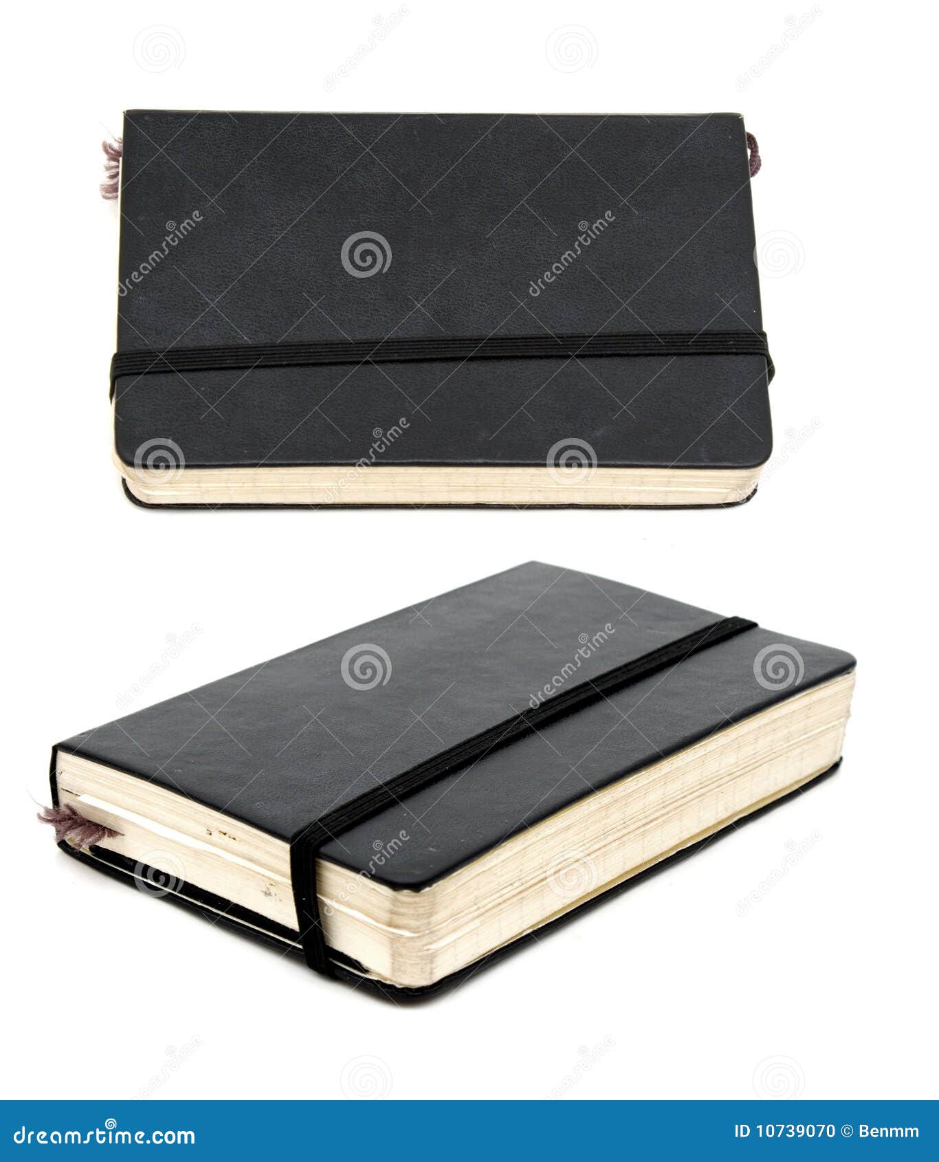 Moleskine stock photo. Image of book, bookmark, document 10739070
