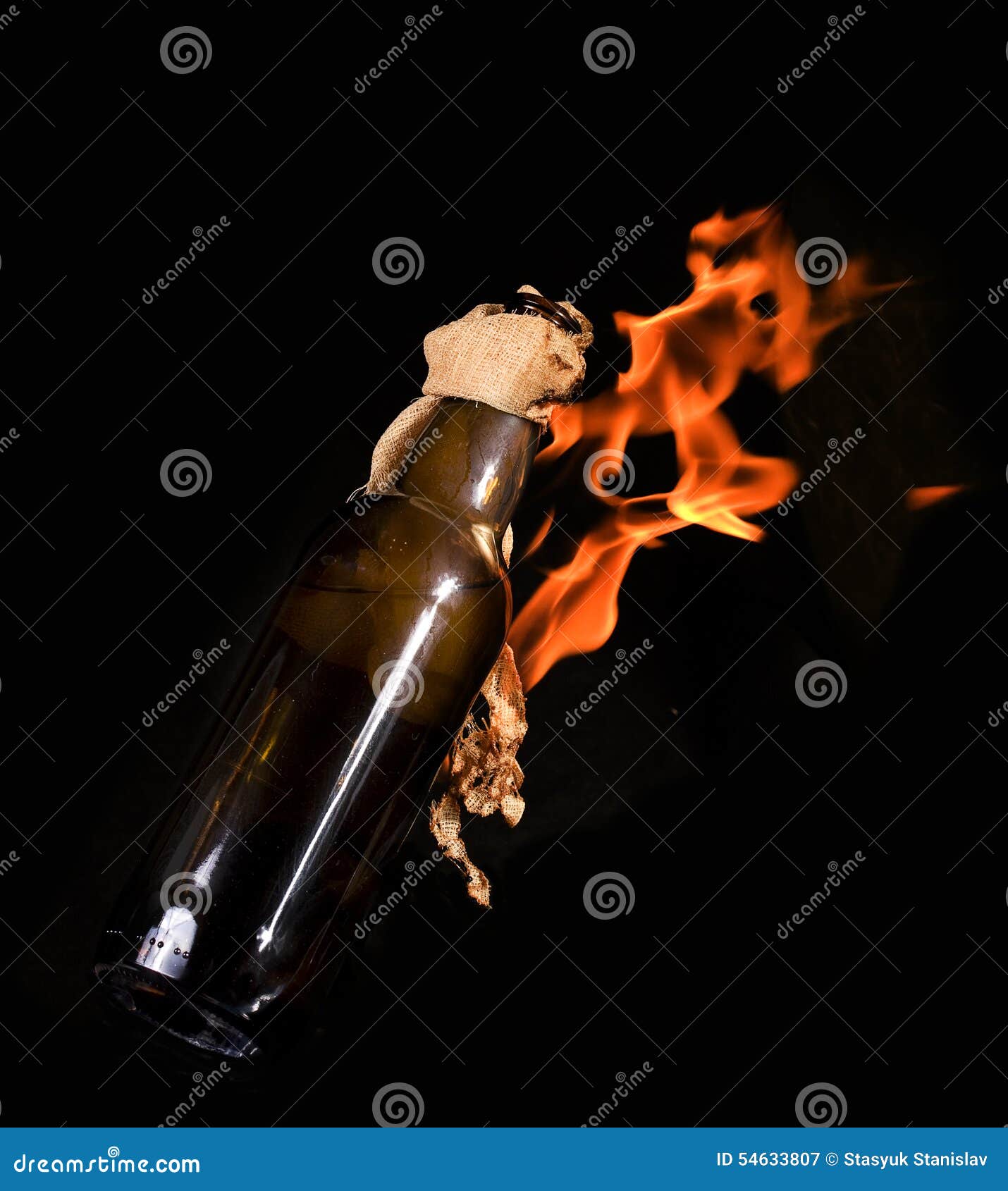 Molotov cocktail stock image. Image of criminal, furious 54633807