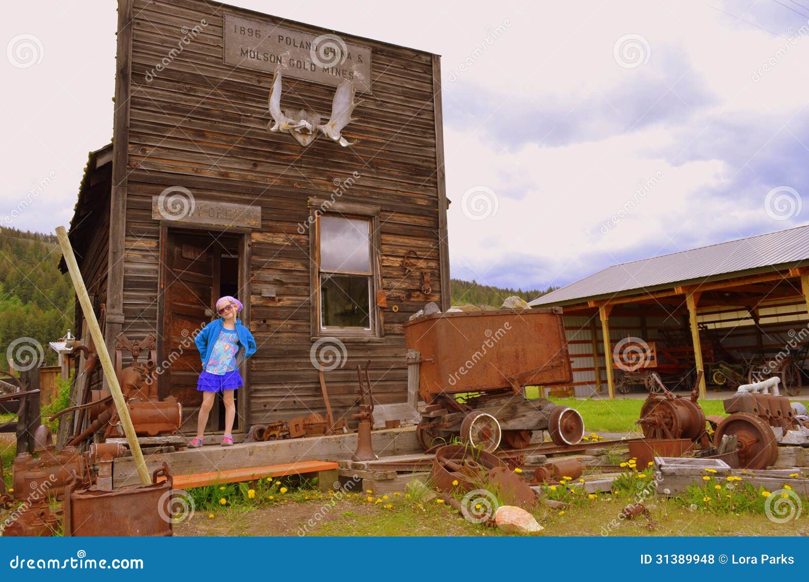 Molson Gold Mine Ghost Town Royalty Free Stock Photos ...