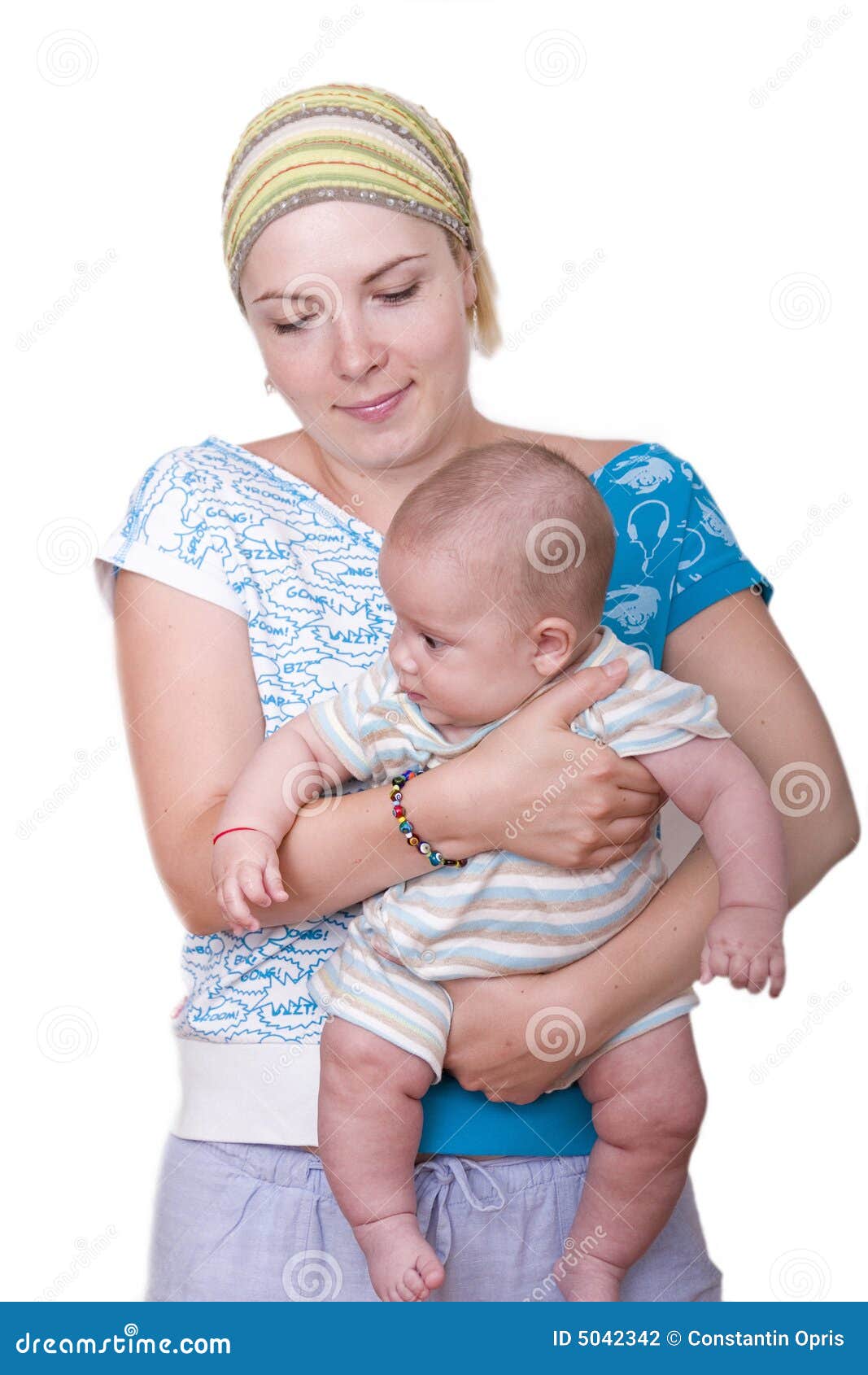 Mom Carrying Baby stock photo. Image of 