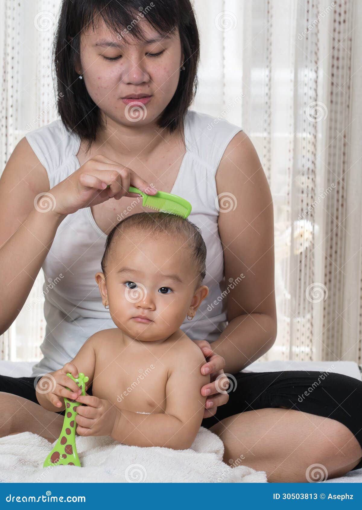 Mom combing baby hair stock image. Image of hygienic - 30503813 Mom combing baby hair stock image. Image of hygienic - 30503813