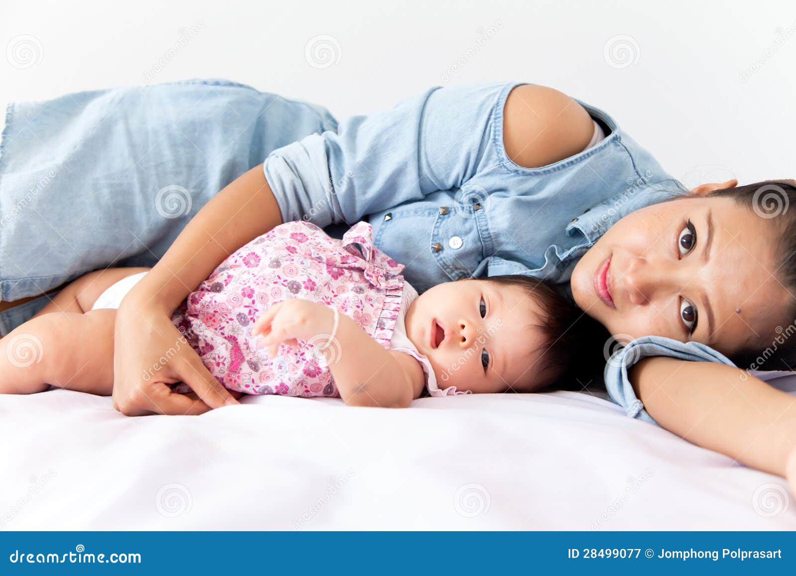Mom and her baby stock image. Image of parenthood, enjoyment 28499077