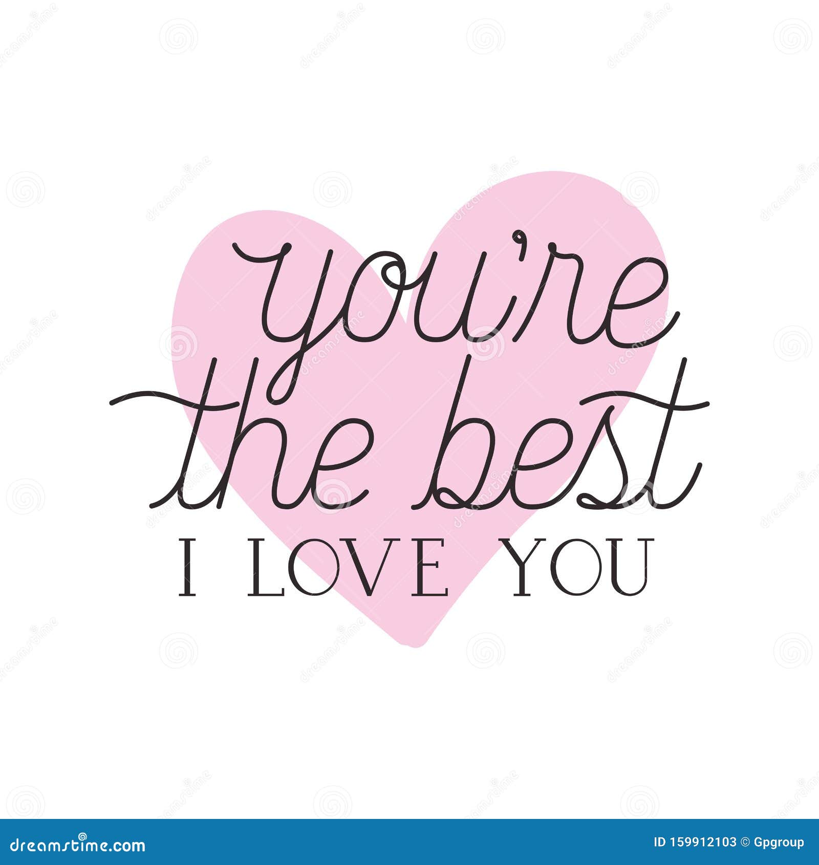Download Mom I Love You Label Isolated Icon Stock Vector ...