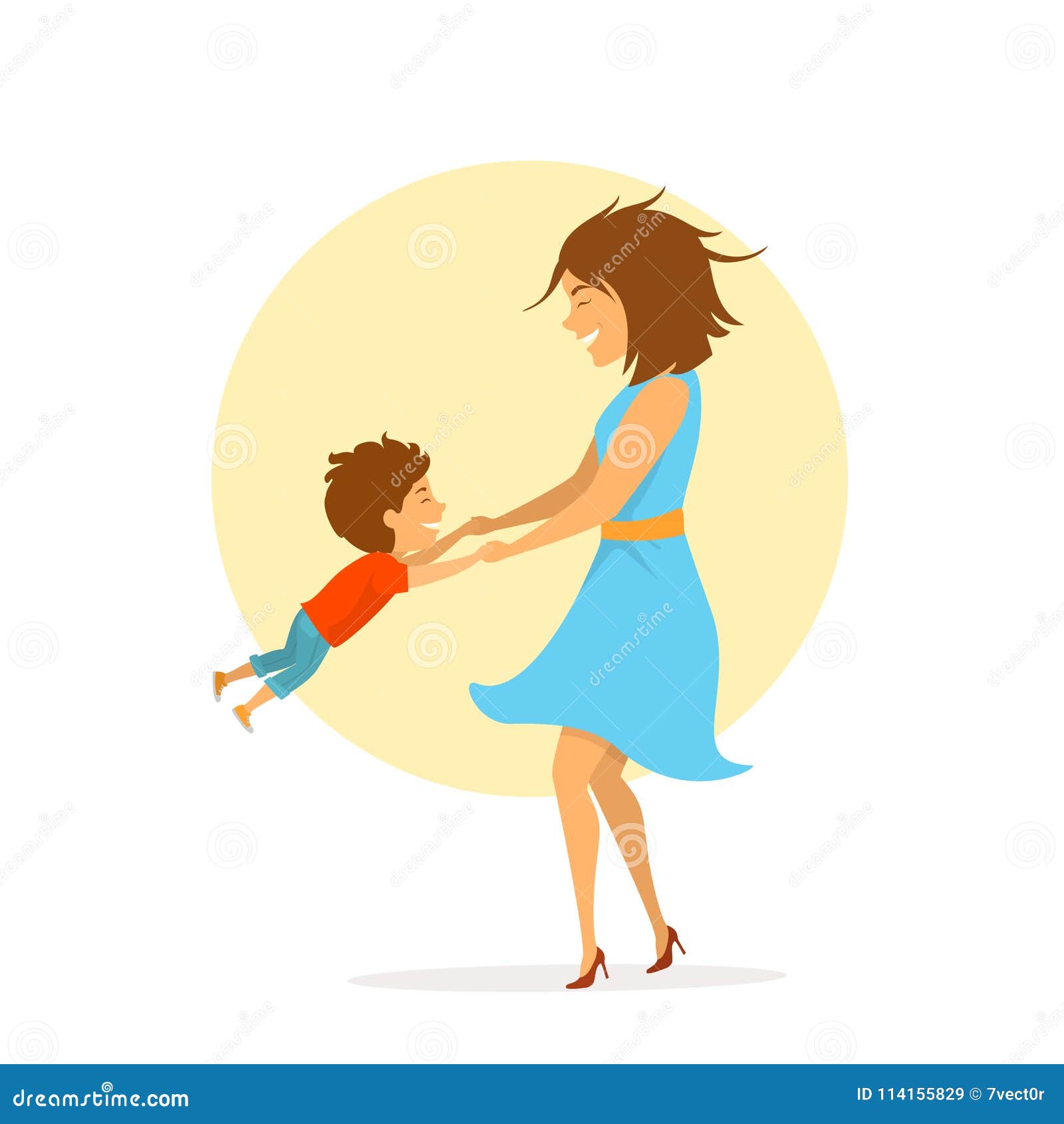 Mom and Son Playing Together, Having Fun, Cute Cartoon Isolated Vector Illustration Mothers Day Stock Vector - Illustration of dance, holding: 114155829 Mom and Son Playing Together, Having Fun, Cute Cartoon Isolated Vector Illustration Mothers Day Stock Vector - Illustration of dance, holding: 114155829