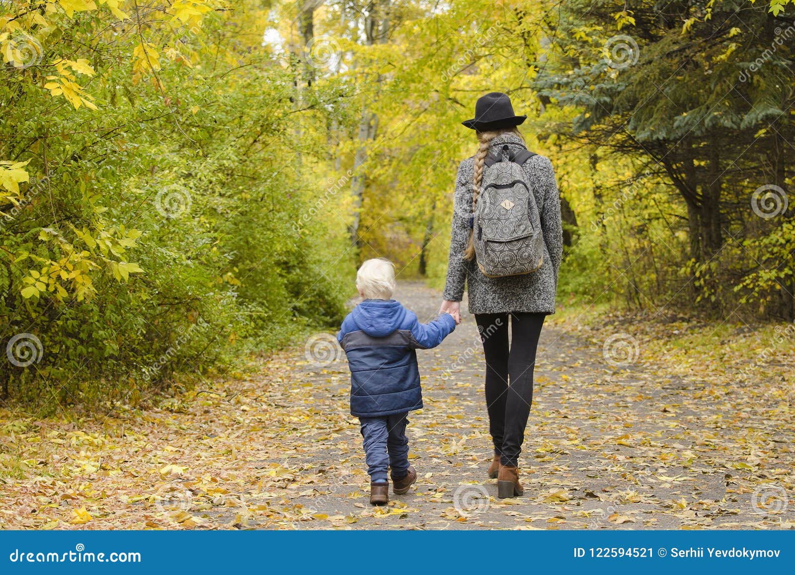 mom son in forest mom son in forest