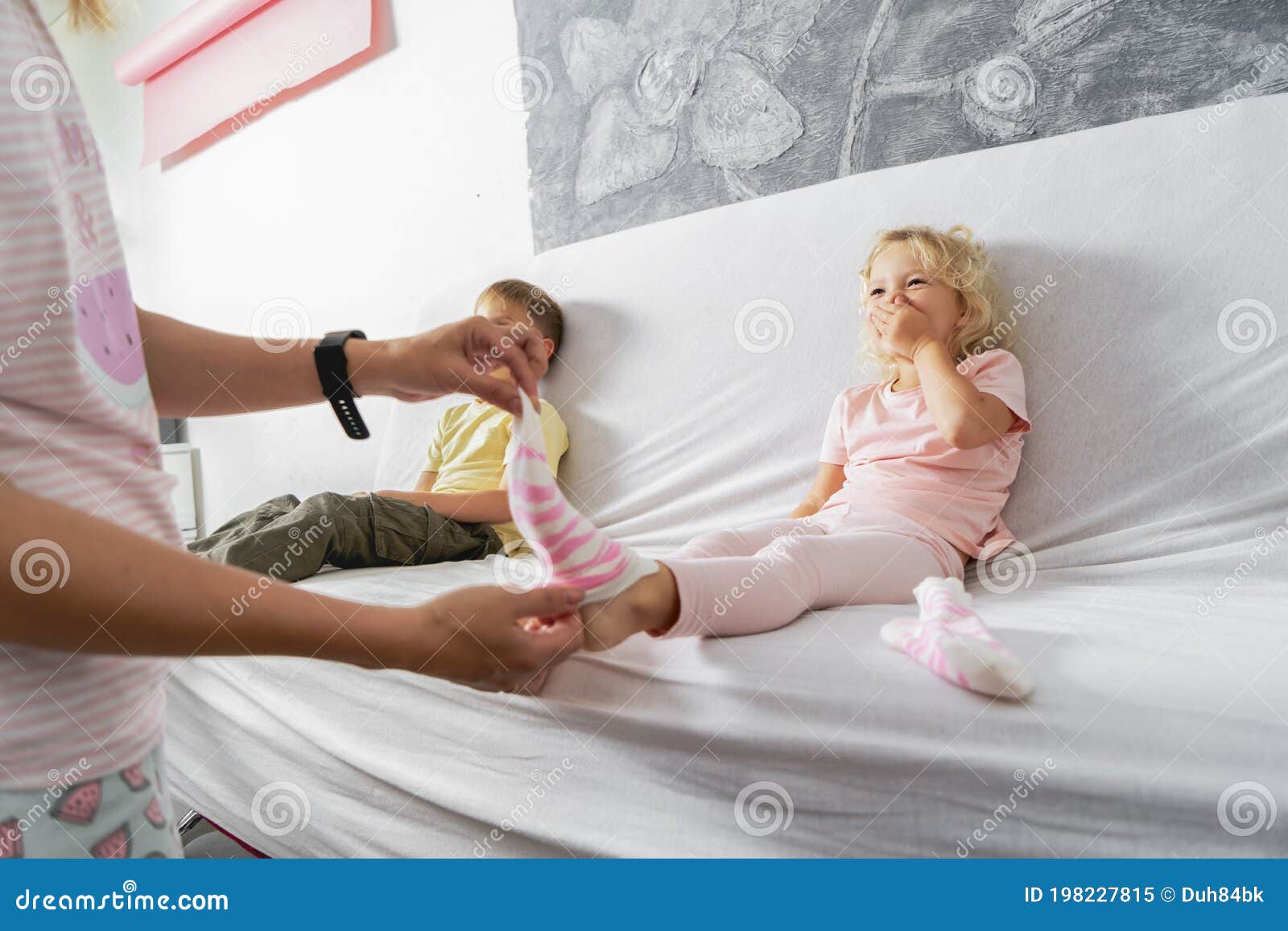 Girl Spitting Her Feet