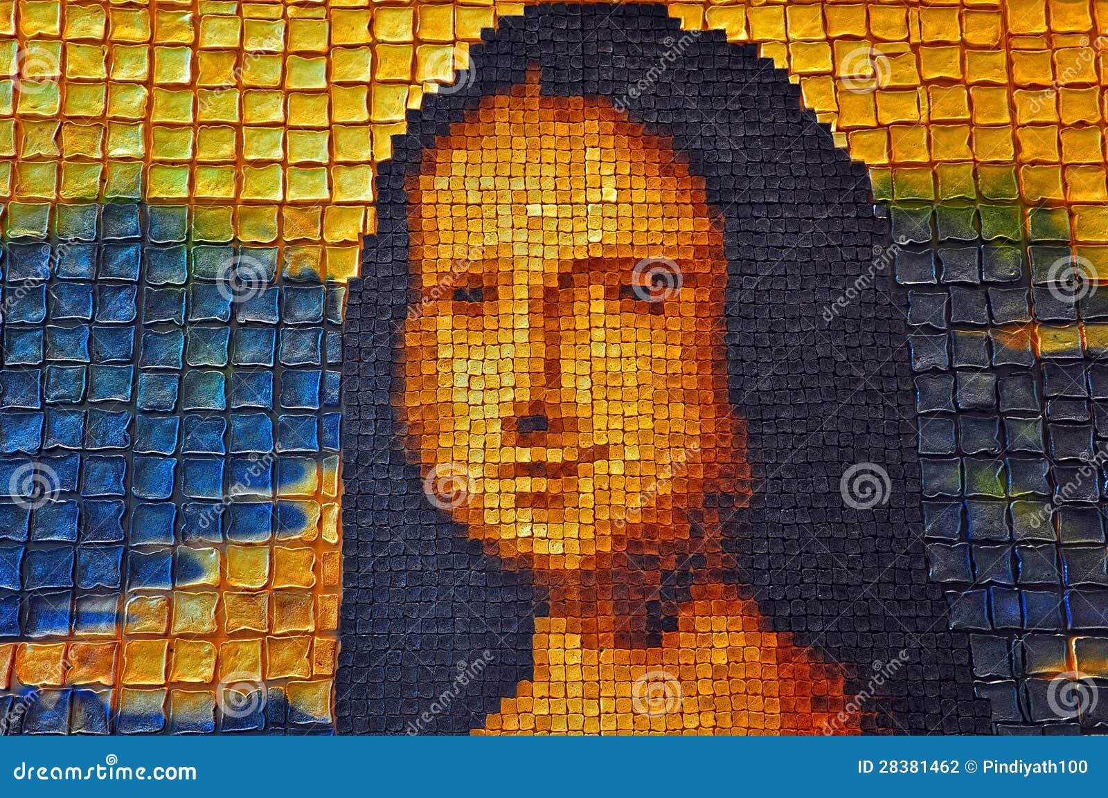 Mona lisa toast art editorial photography. Image of 28381462