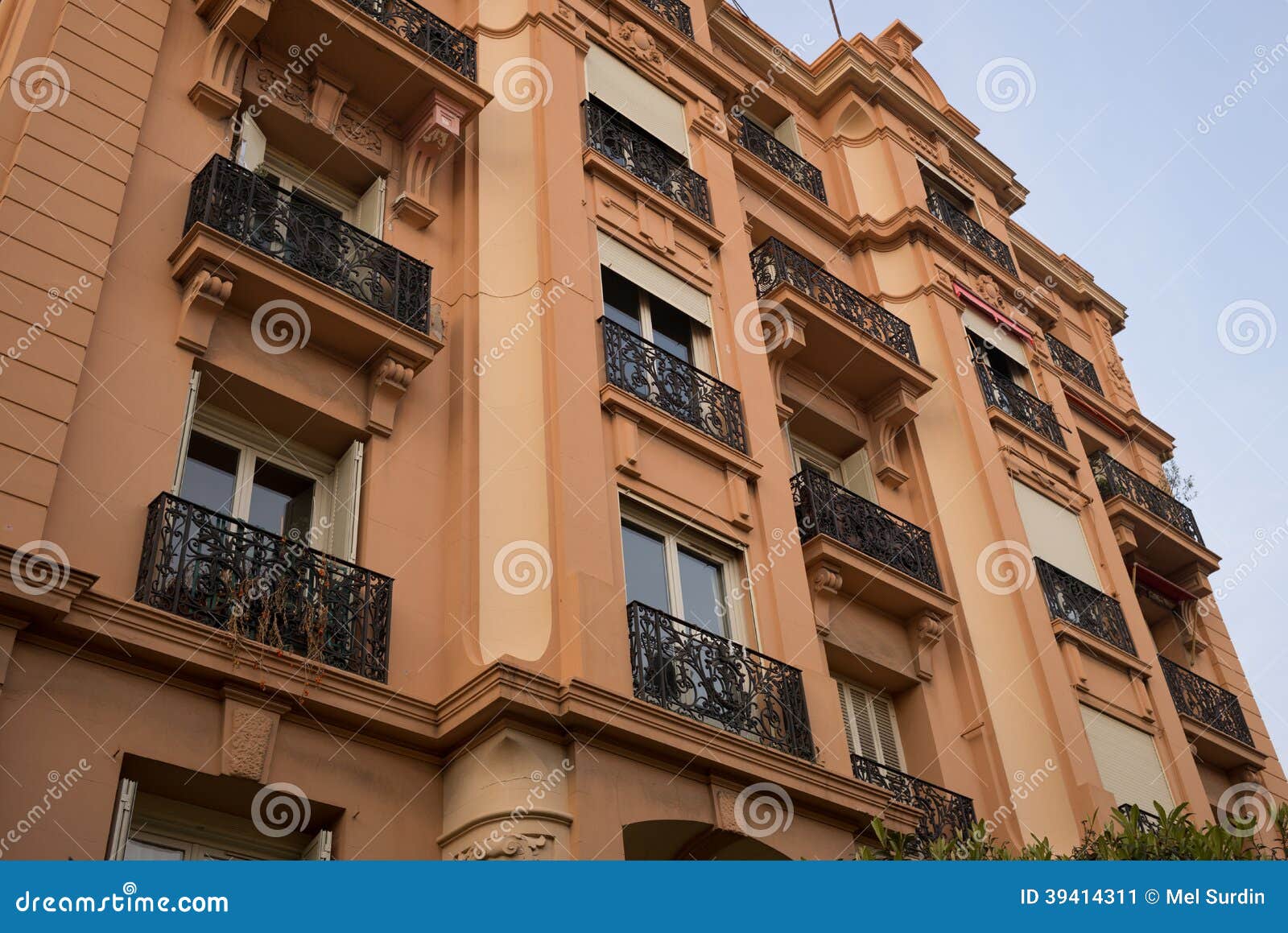 Monaco Apartment Building editorial photo. Image of europe 39414311