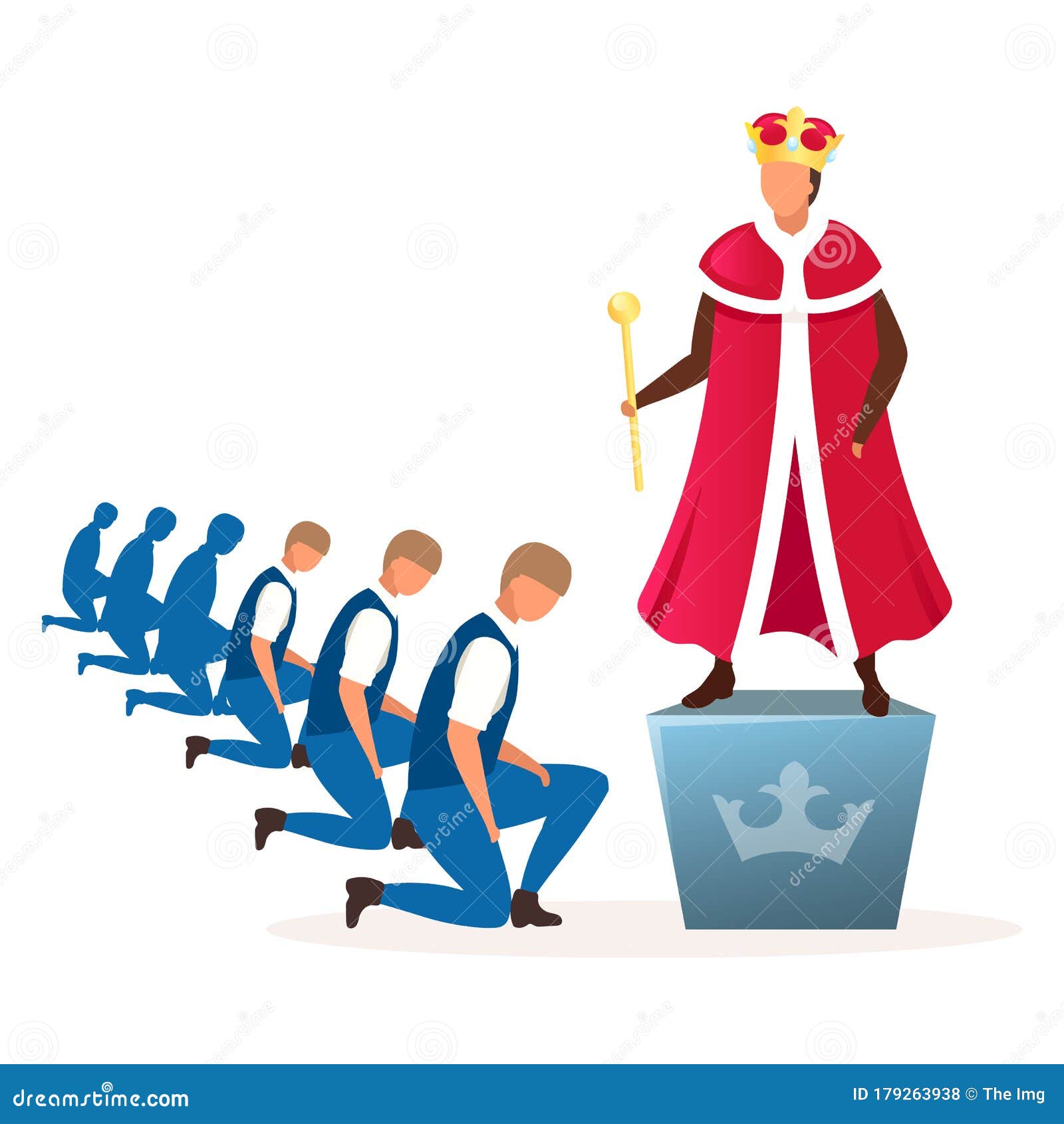 Absolute monarchy cartoon