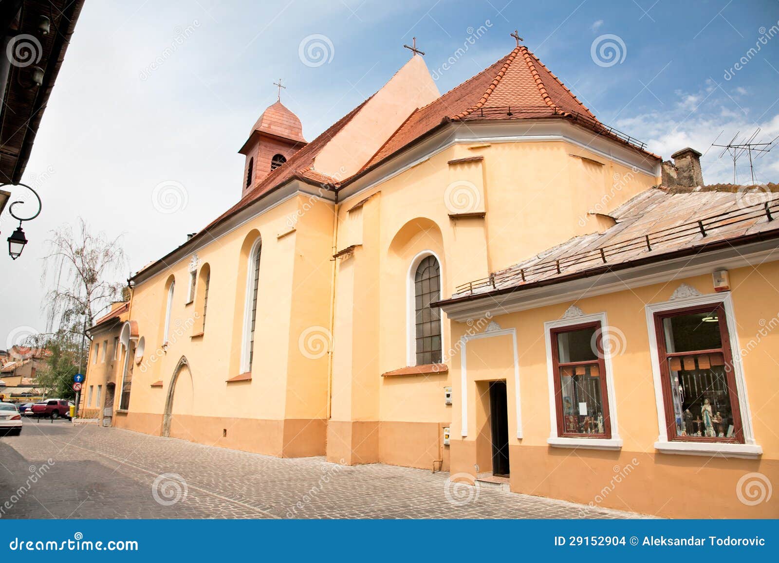 Monastero Francescano Sf.Ioan in Brasov, Romania Fotografia Stock