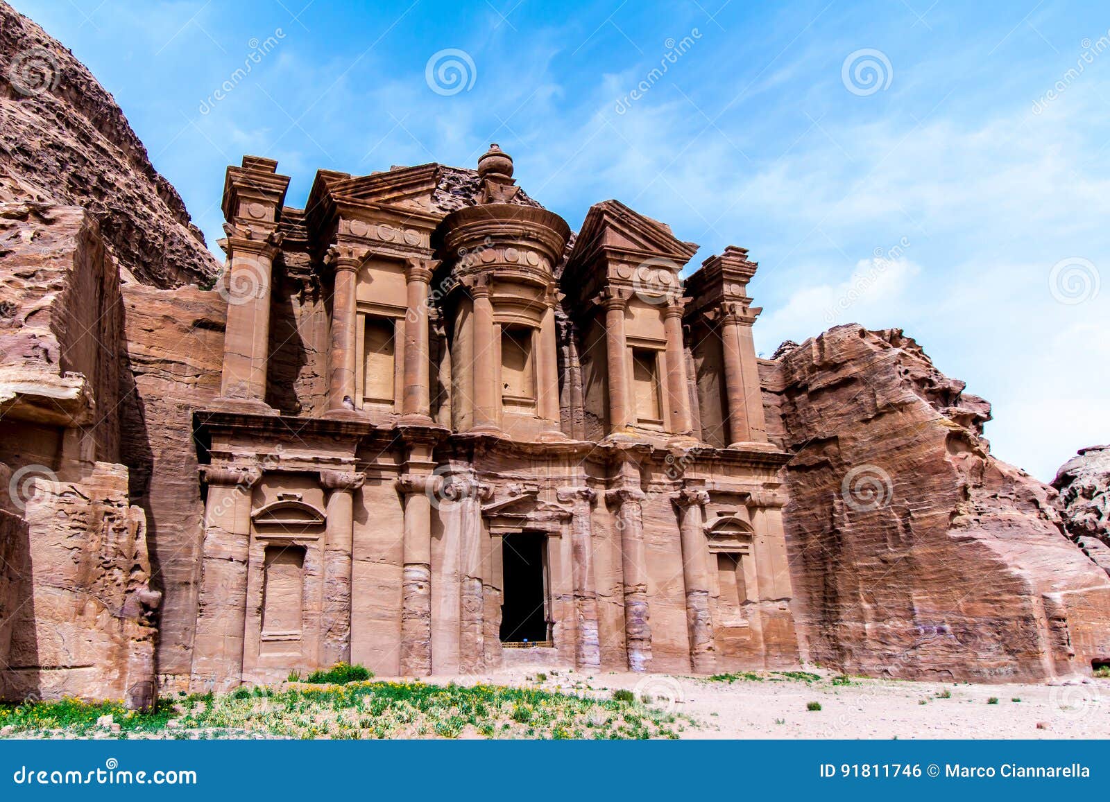 Ancient times Metaphor Blacken The Monastery, a Building Carved Out of Rock in the Ancient Petra, Jordan  Stock Photo - Image of middle, east: 91811746