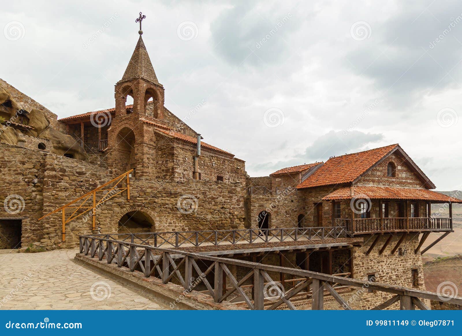 monastery david garedji in kakheti georgia