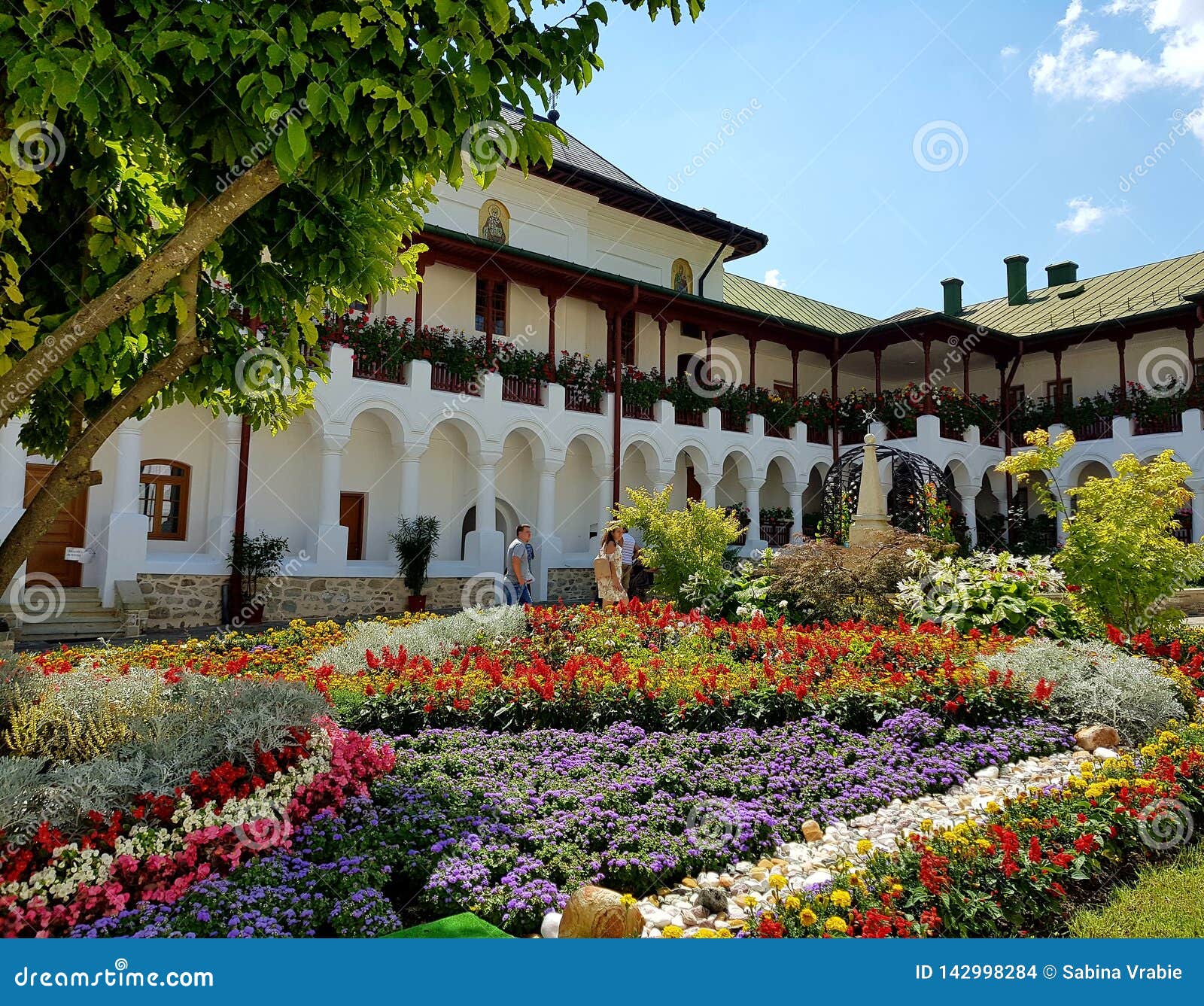 Monastery garden stock photo. Image of summer, monastery - 142998284