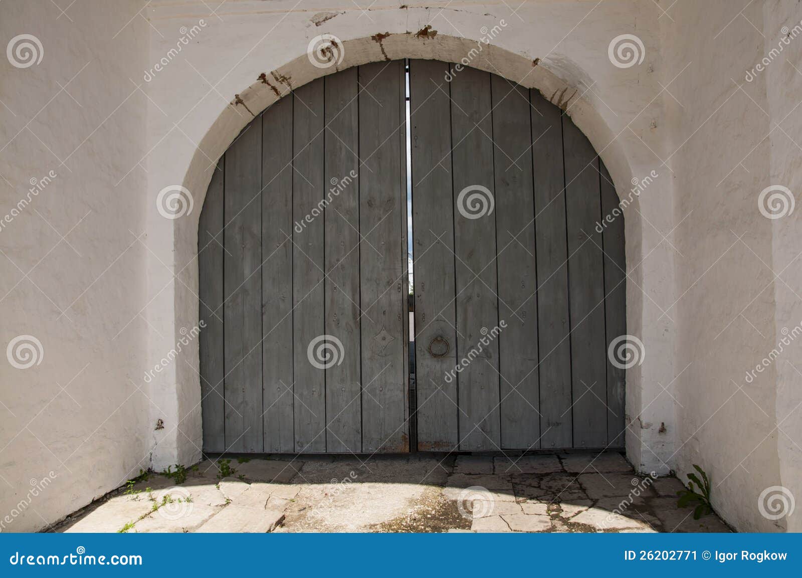 Monastery gate stock image. Image of gate, wooden, historic 26202771