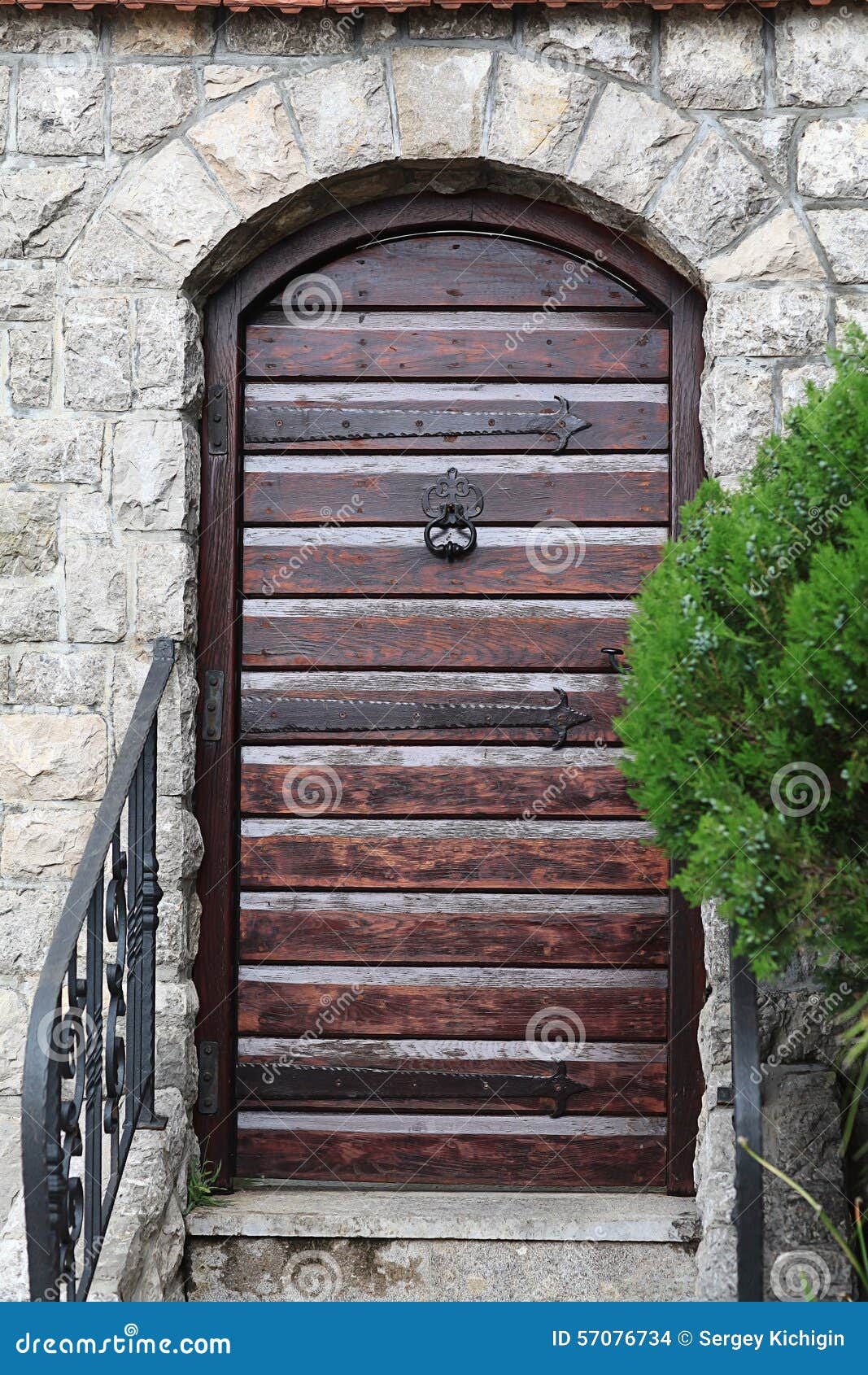 Monastery gate stock photo. Image of paved, alley, house 57076734