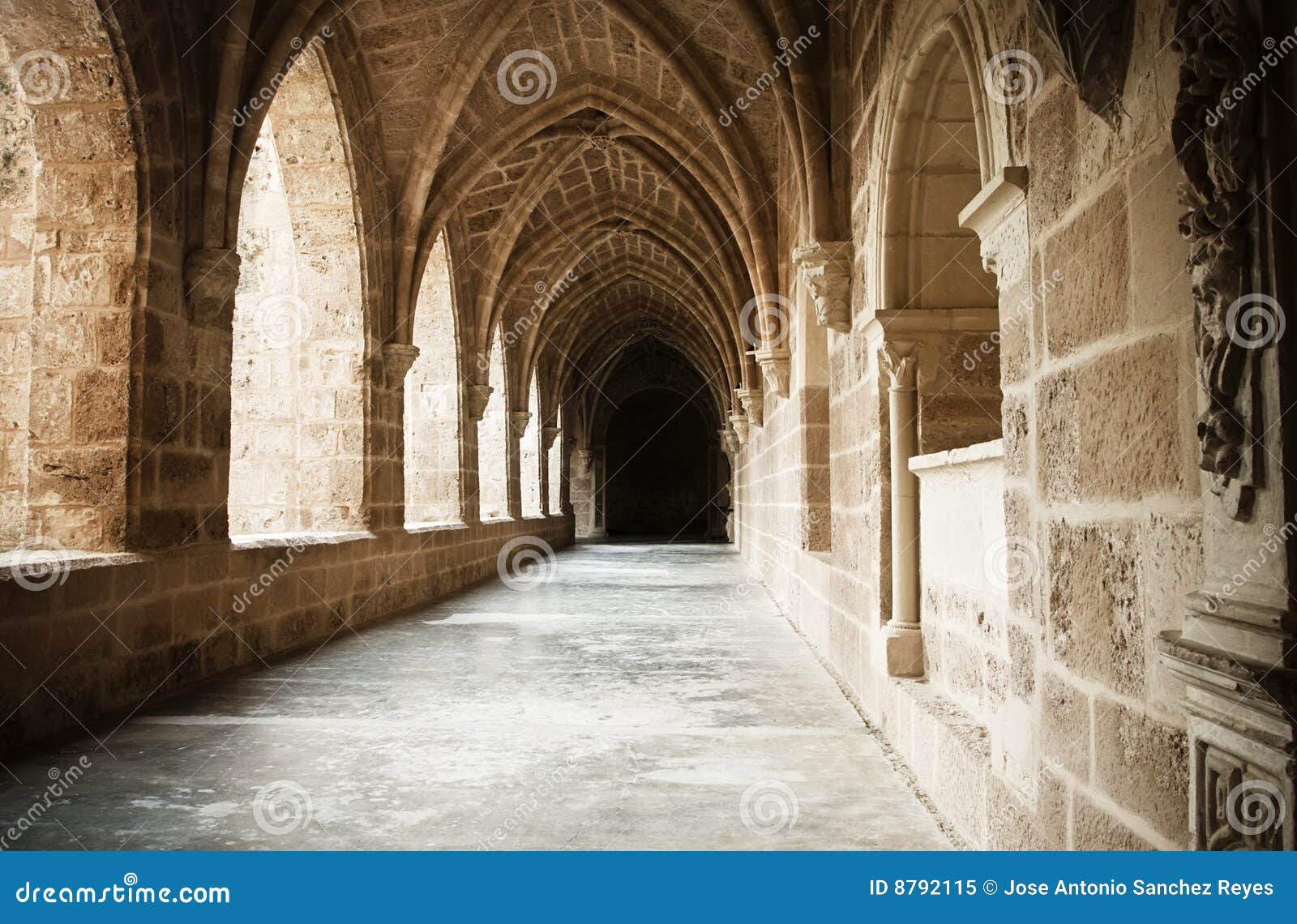 Monastery interior stock image. Image of inside, heritage - 8792115